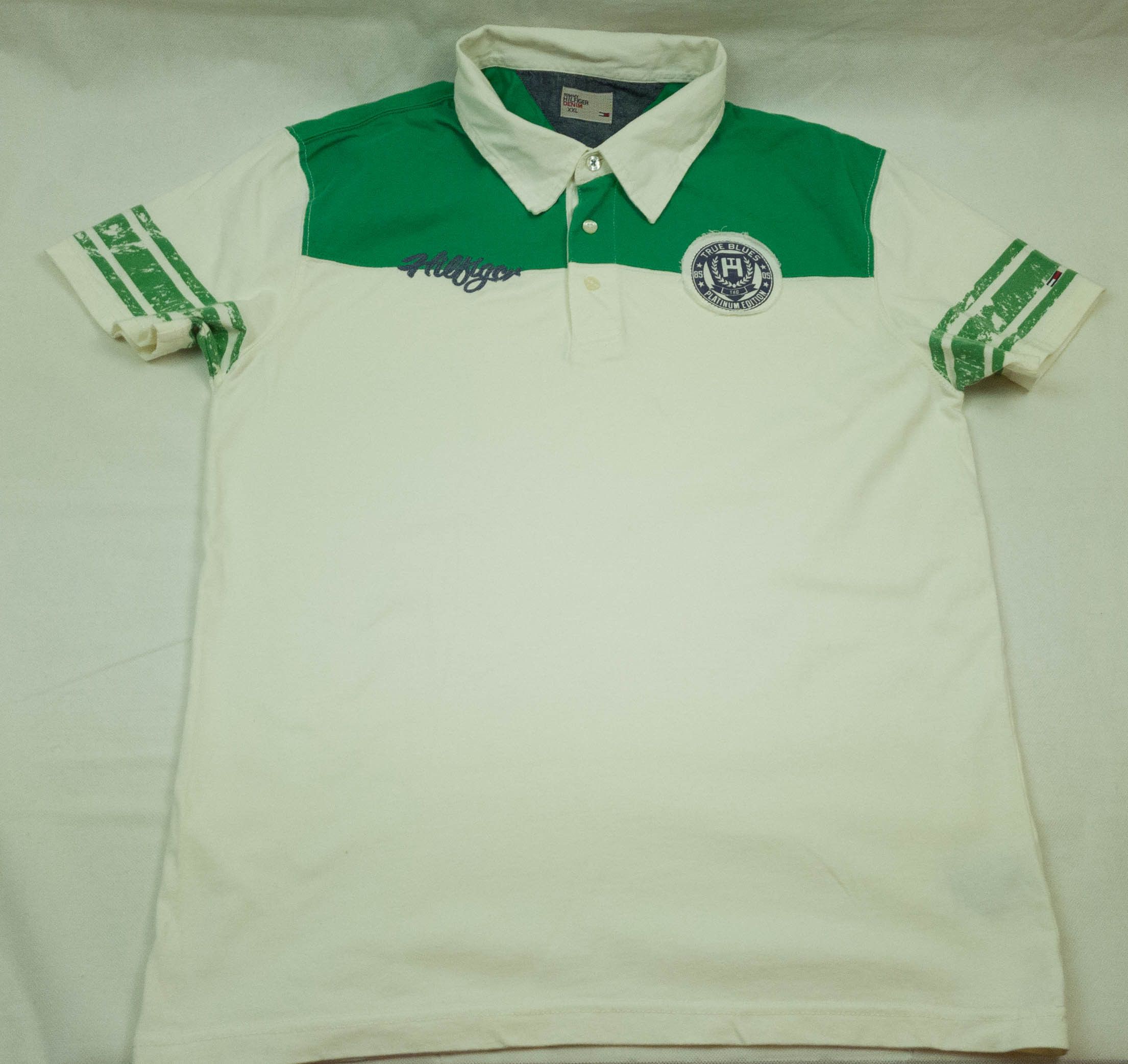 Tommy Hilfiger Hilfiger Denim mens polo top cotton size XL vgc Size US XL / EU 56 / 4 - 3 Thumbnail