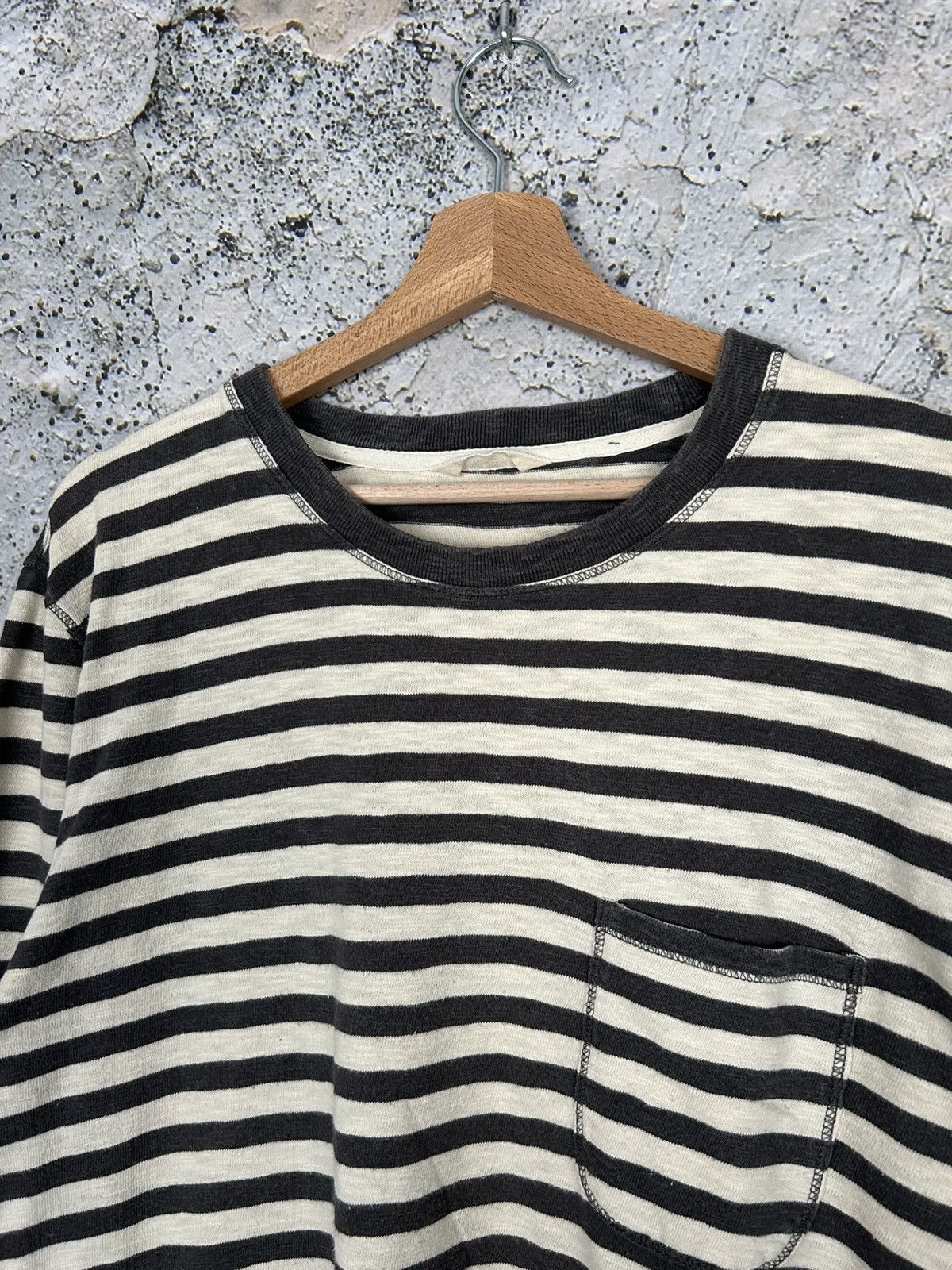Designer NN07 Striped Sweatshirt Longsleeve Minimalist Scandi Hype Size US L / EU 52-54 / 3 - 3 Thumbnail