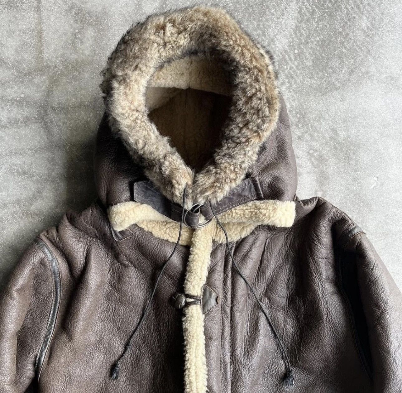 Vintage Vintage B-7 Shearling Flight Jacket - Avirex B-3 Sheepskin Size US L / EU 52-54 / 3 - 4 Thumbnail
