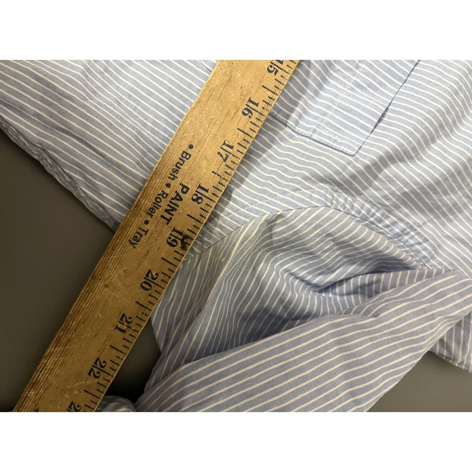 Abercrombie & Fitch VINTAGE Abercrombie & Fitch Blue Striped Button Shirt Muscle Fit Men's Size Medium Size US M / EU 48-50 / 2 - 5 Thumbnail