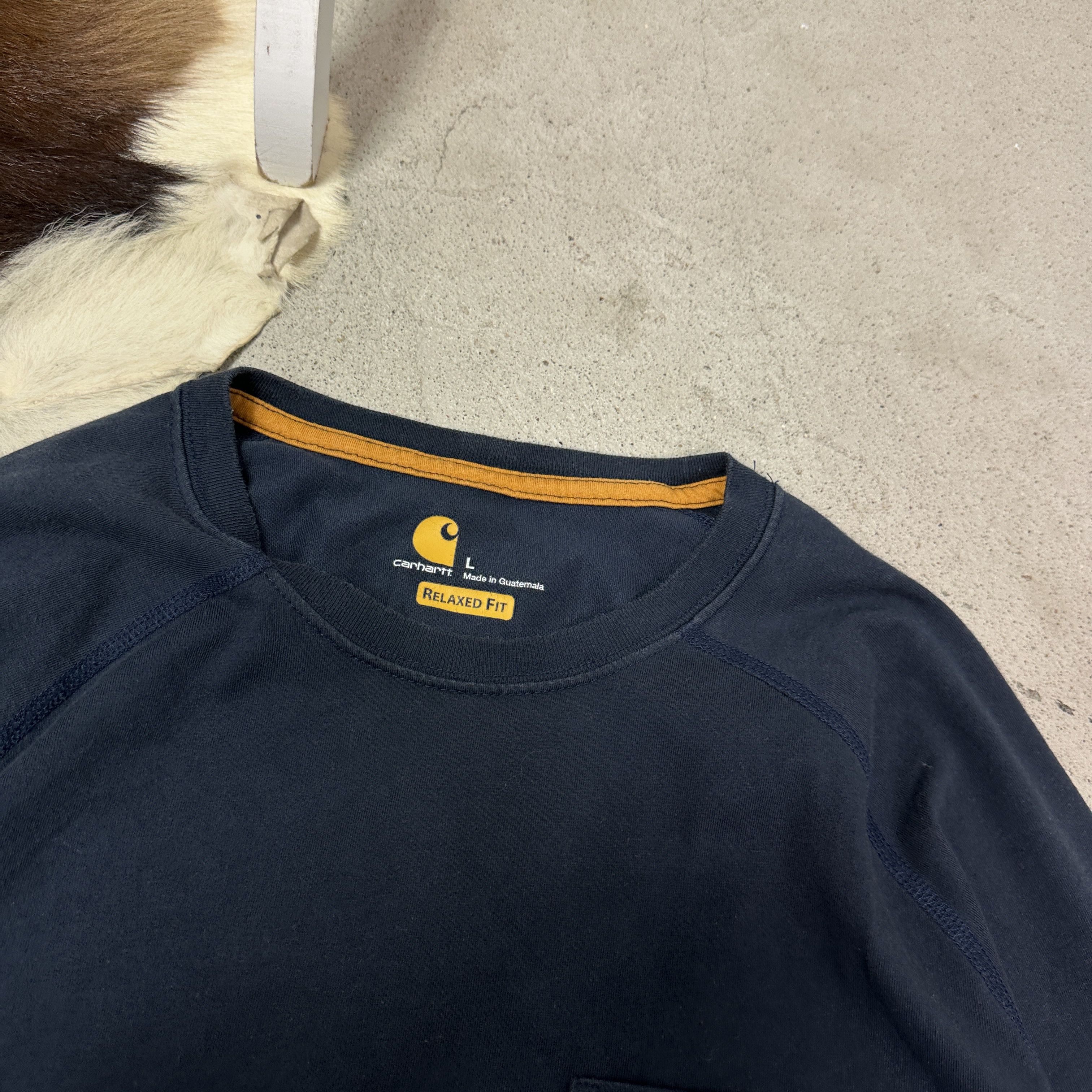Carhartt Vintage Streetwear Sporty Skater Carhartt Longsleeve Y2K Size US L / EU 52-54 / 3 - 3 Thumbnail
