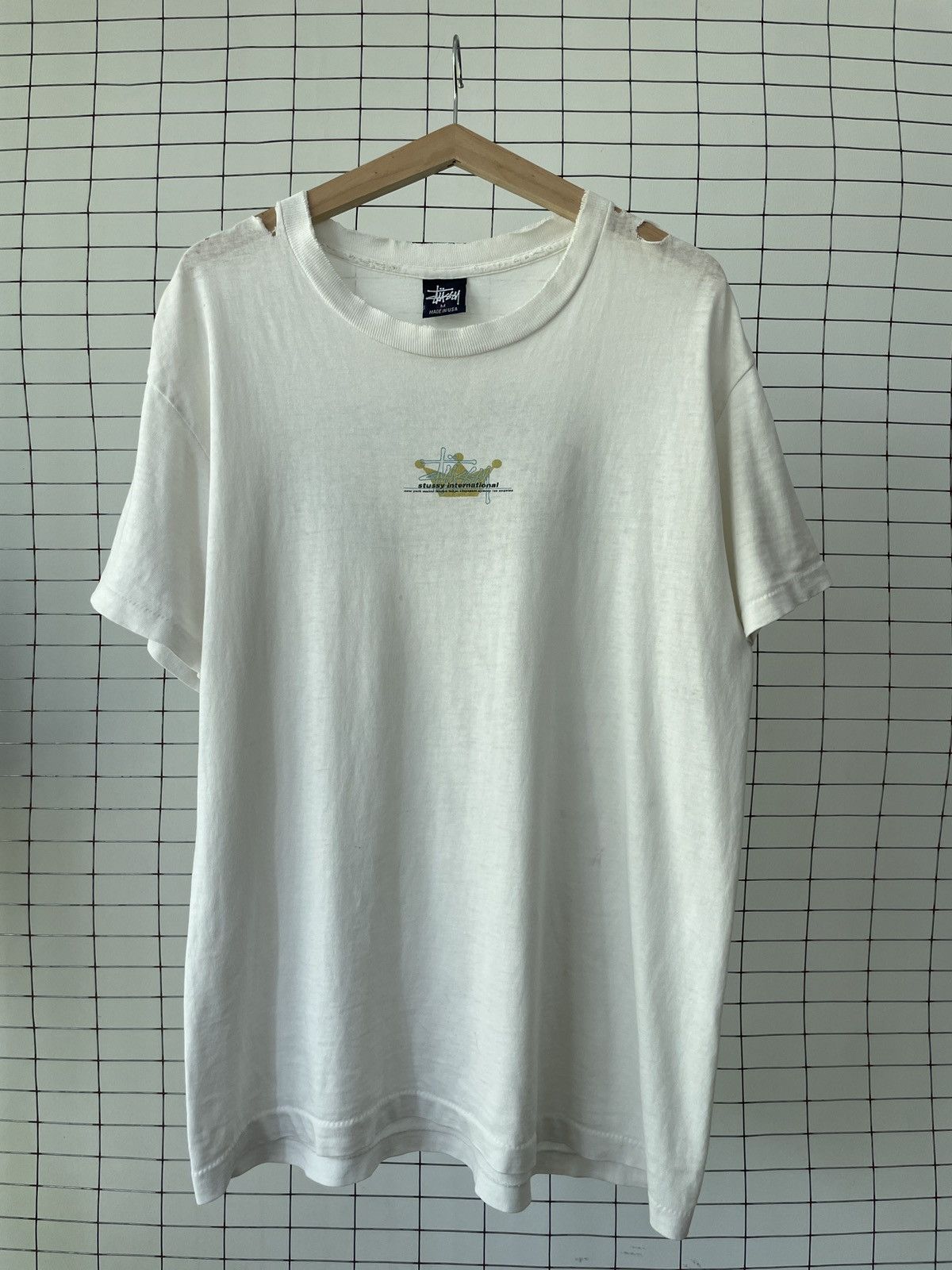 Stussy × Vintage Vintage 90s Stussy International T-Shirt Size US M / EU 48-50 / 2 - 1 Thumbnail