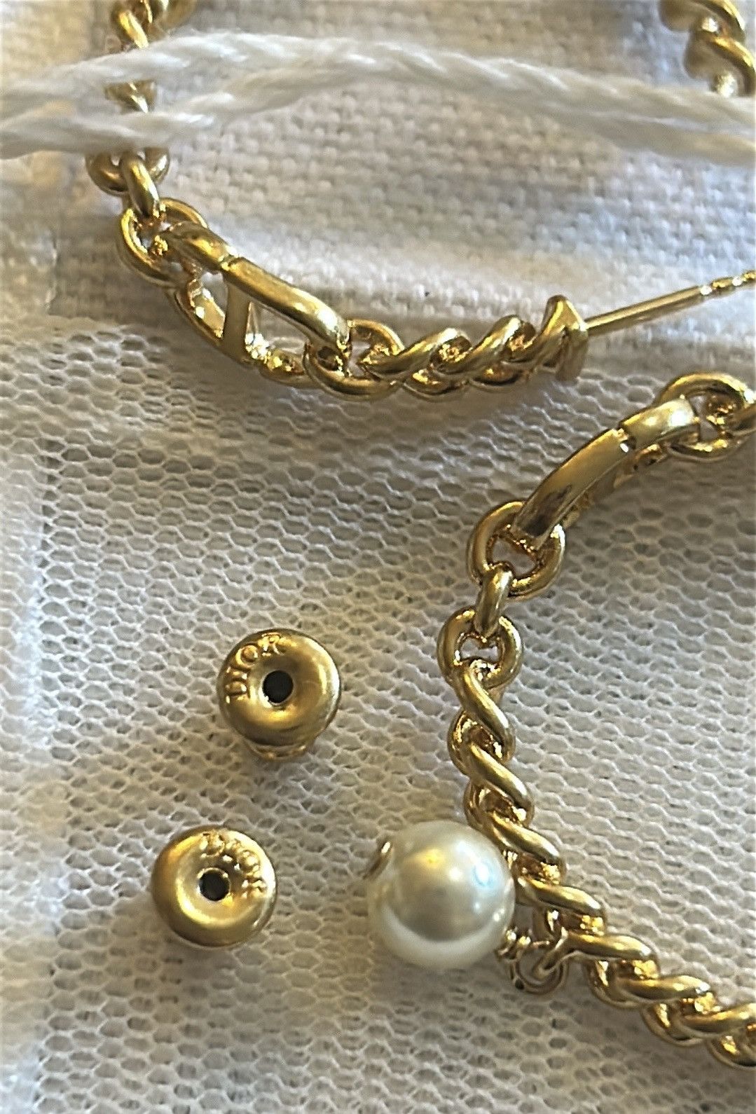 Dior Christian Dior 30 MONTAIGNE Earrings Gold-Finish Metal Size ONE SIZE - 6 Thumbnail