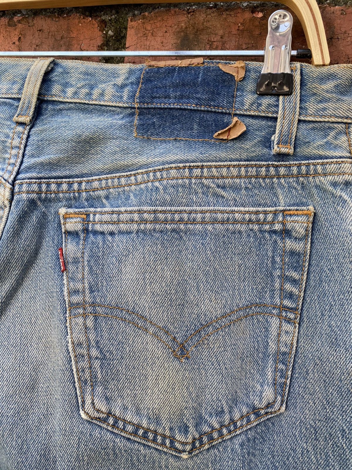Levi's × Levi's Vintage Clothing × Vintage W34x31 vintage levi's 501 made in USA faded 90s Size US 34 / EU 50 - 5 Thumbnail