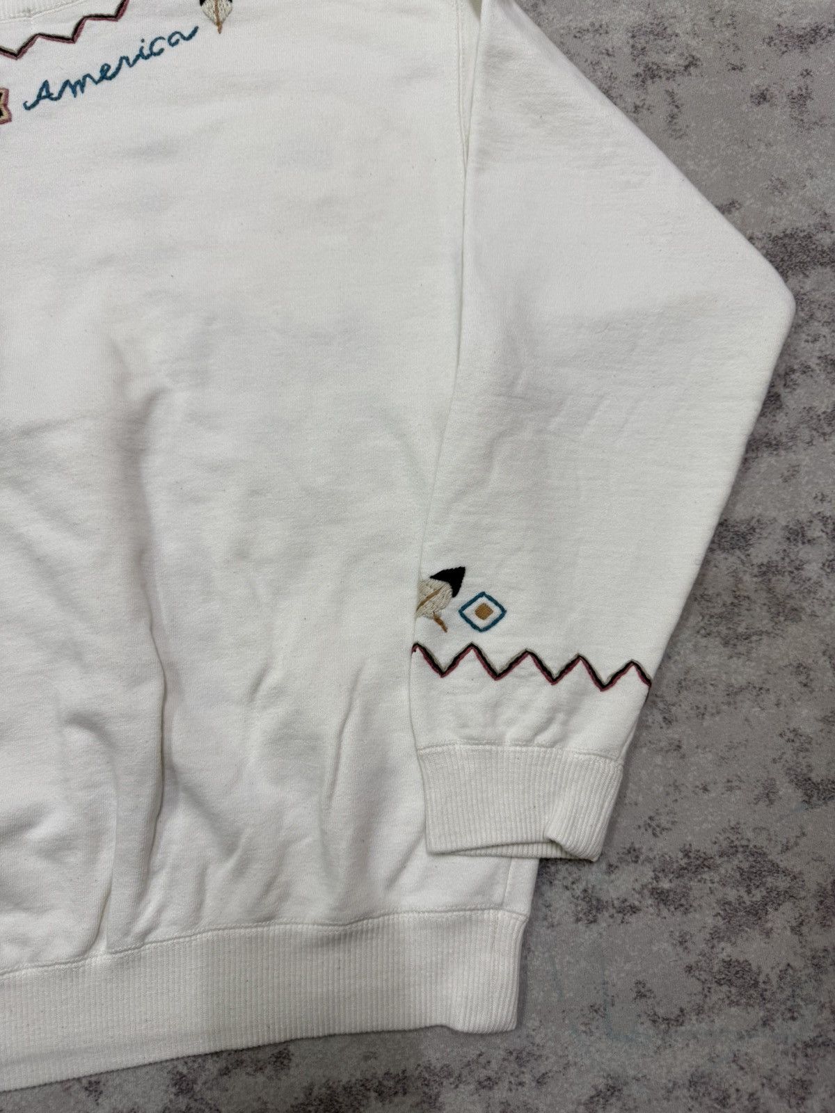 Native Vintage Banana Moon Native American Cropped Sweatshirt Size M / US 6-8 / IT 42-44 - 13 Thumbnail