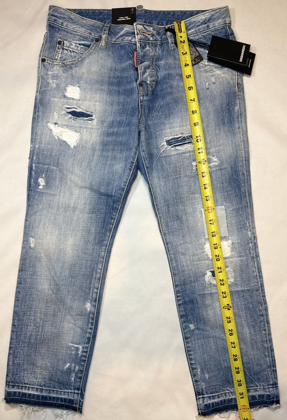 Dsquared2 *$995* 5 Pocket Navy Cool Girl Cropped Jean Size 2 24/25 NWT Size 26" / US 2 / IT 38 - 19 Thumbnail