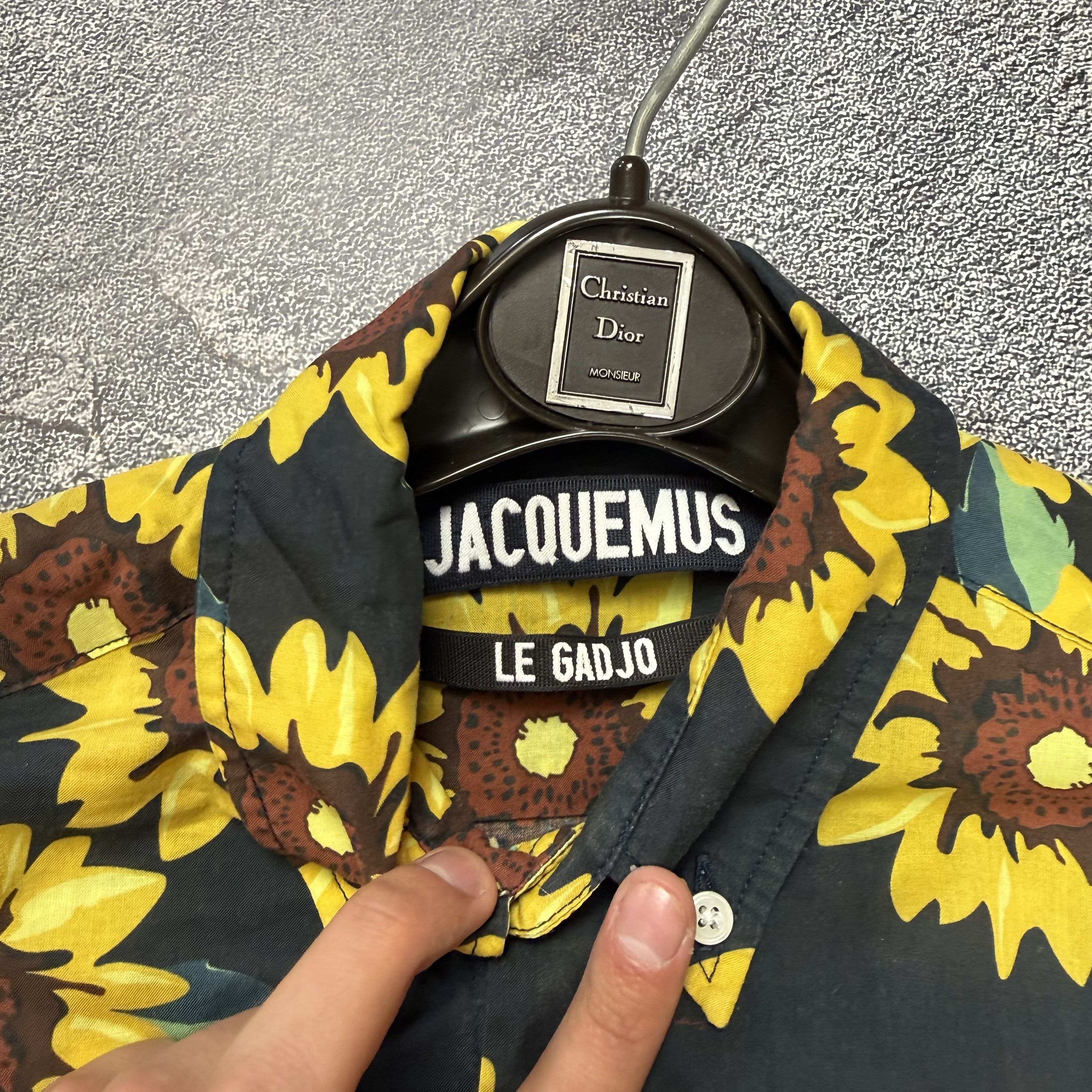 Jacquemus Jacquemus Le Gadjo Floral Shirt Black Size 46 Size US S / EU 44-46 / 1 - 5 Thumbnail