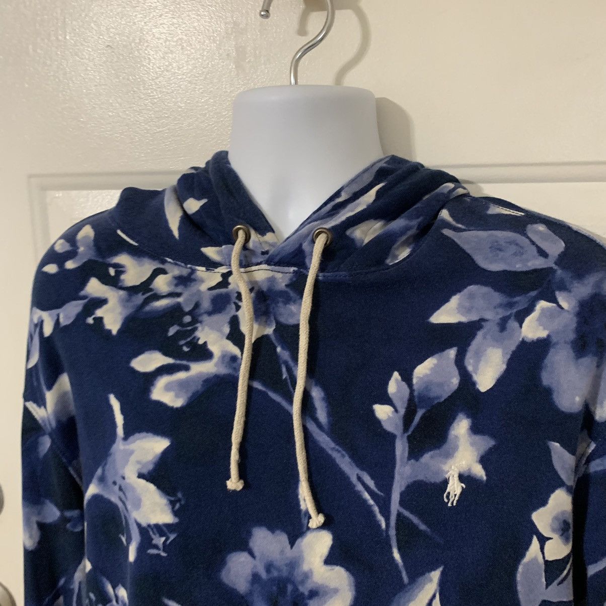 Polo Ralph Lauren Floral Pullover Hoodie Size US XL / EU 56 / 4 - 5 Thumbnail