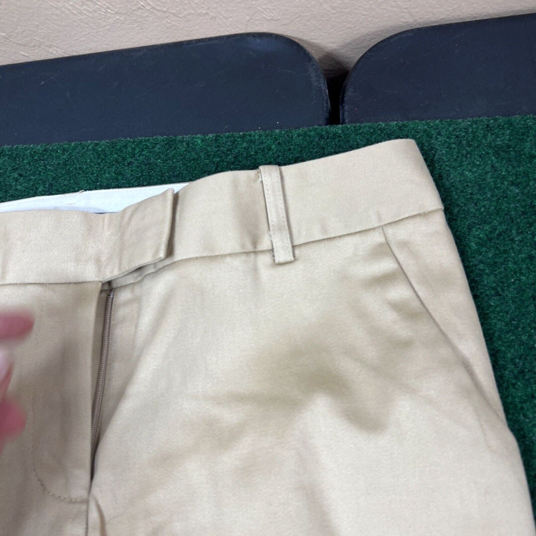 Anne Klein Anne Klein Pants Womens 6 Gray Wool Straight Leg Dress Suit Trousers Slacks Size 28" / US 6 / IT 42 - 3 Thumbnail