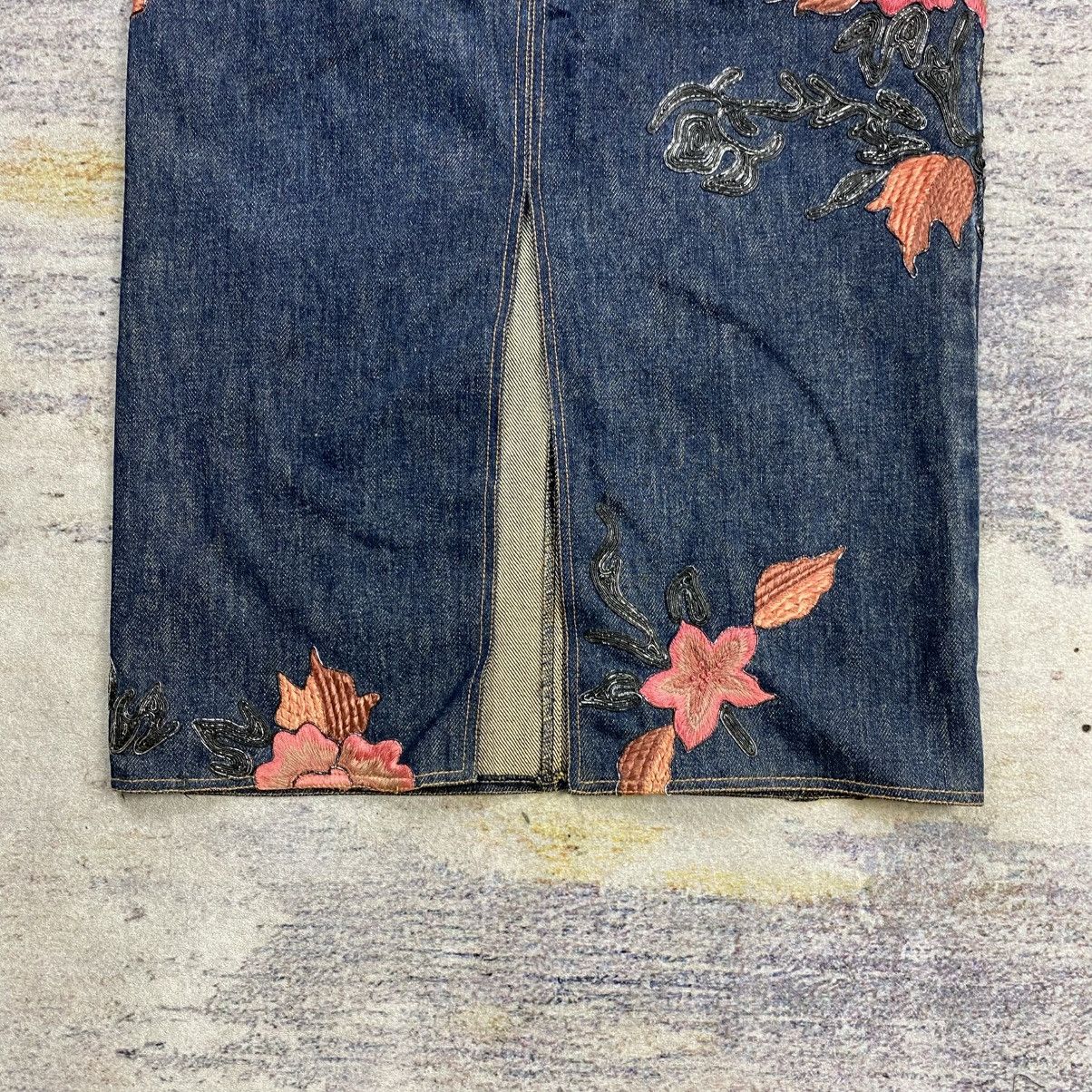 Gucci gucci skirt denim Size 28" / US 6 / IT 42 - 8 Thumbnail