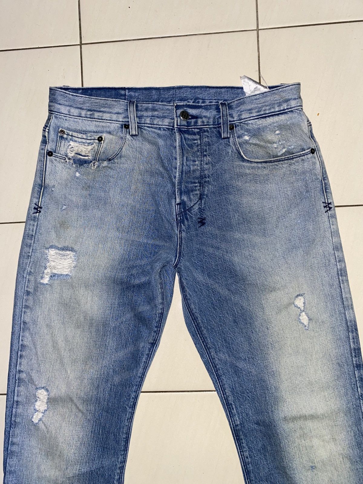 Ksubi KSUBi Remake Distressed Jeans Size US 33 - 2 Thumbnail