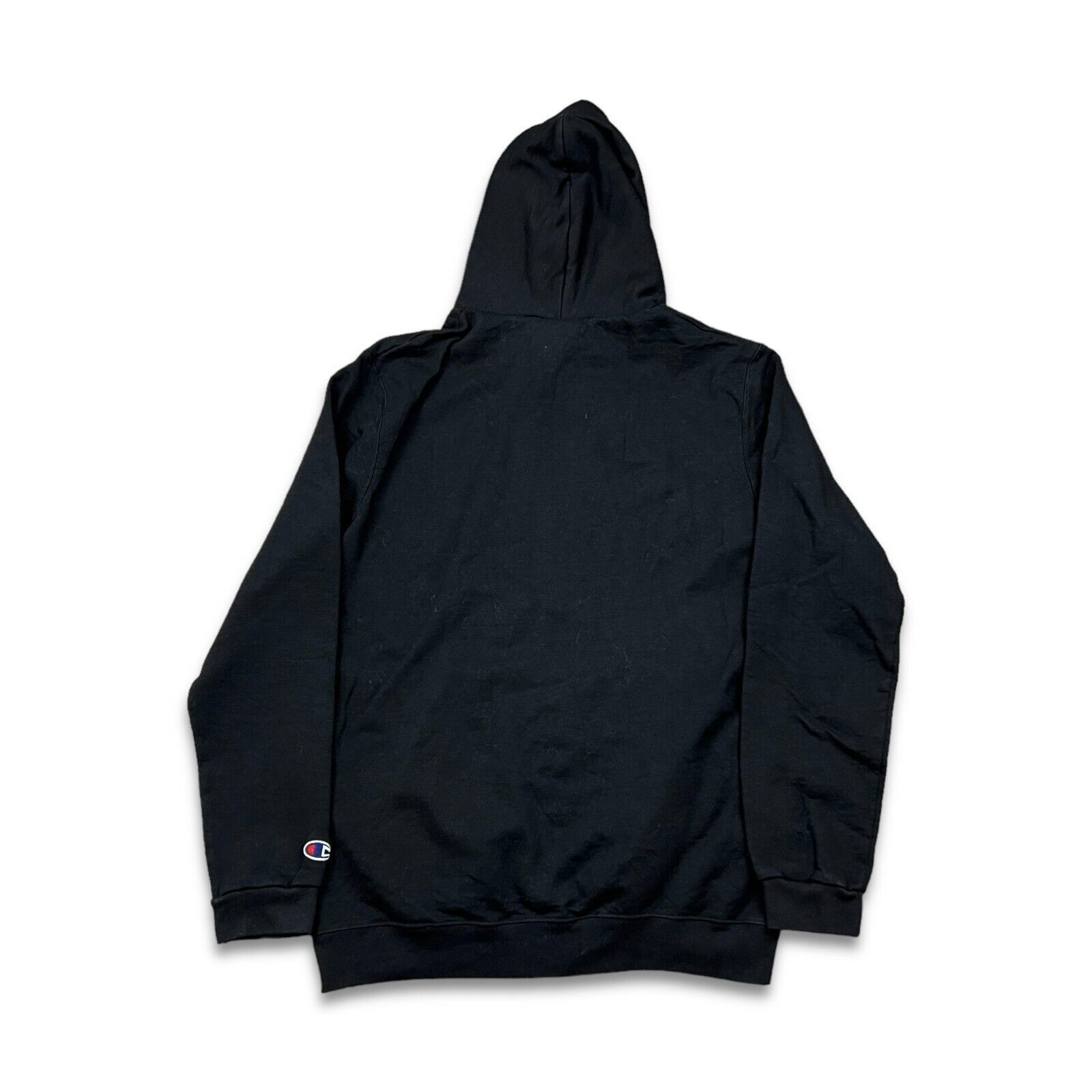 Champion × Vintage Champion Hoodie Medium Eco Script Pullover Hooded Sweatshirt Size US M / EU 48-50 / 2 - 3 Thumbnail