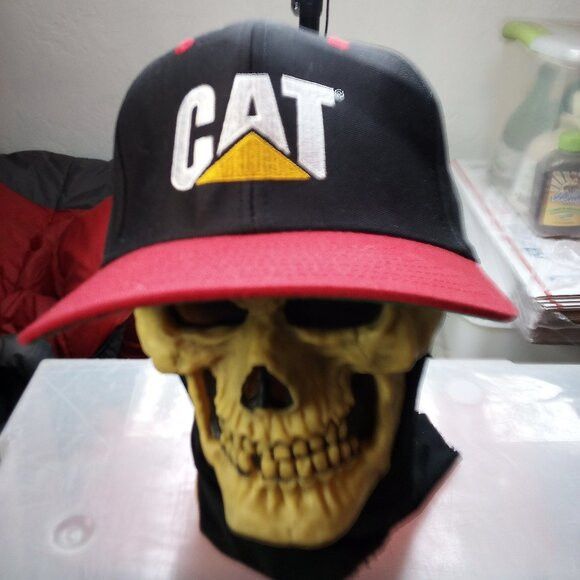 Vintage Vintage CAT Caterpillar Two Tone Snap Back Hat Cap Size ONE SIZE - 1 Thumbnail