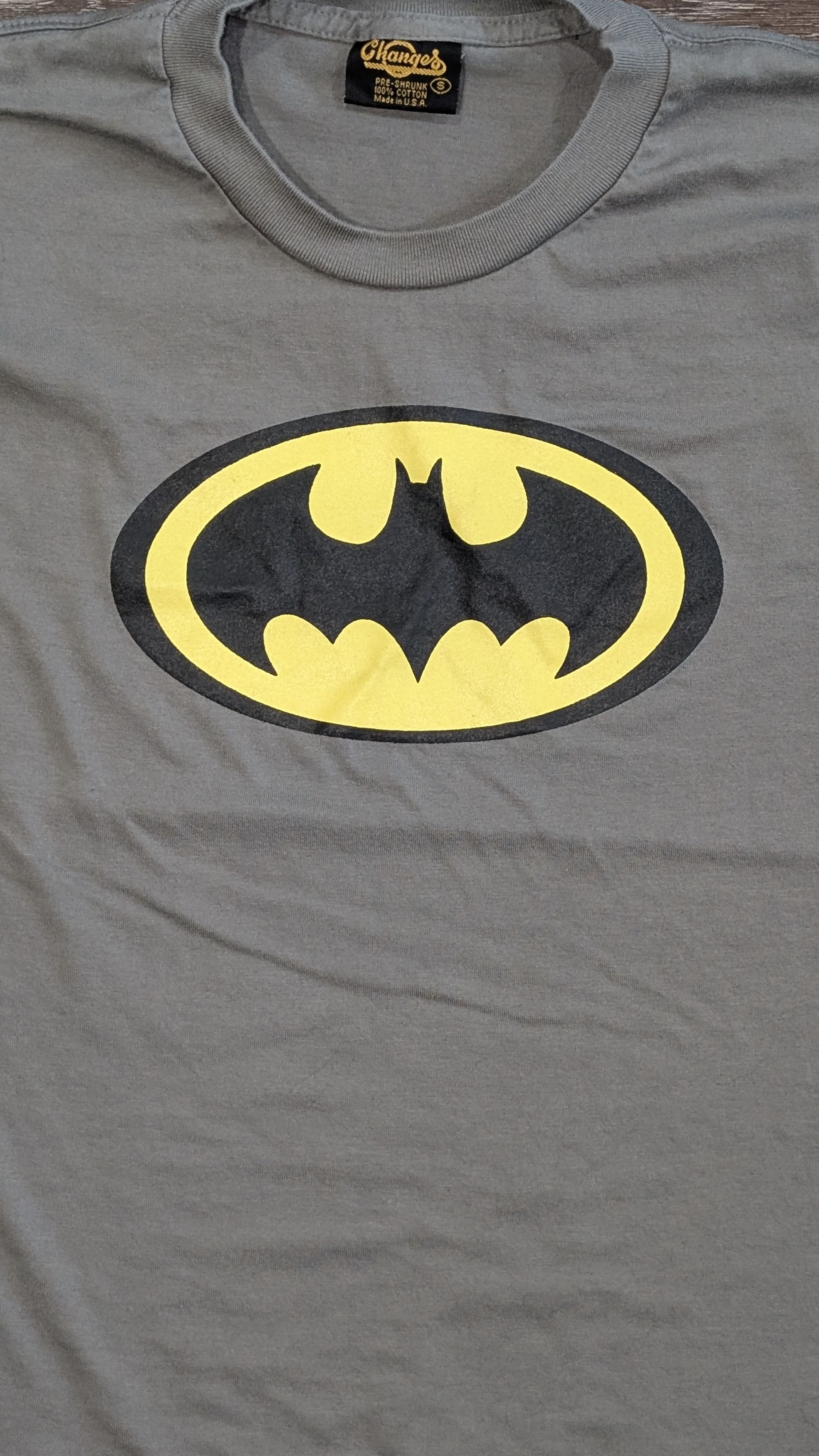 DC Comics Vintage Changes Batman comic book logo t-shirt - SIZE S Size US S / EU 44-46 / 1 - 2 Thumbnail
