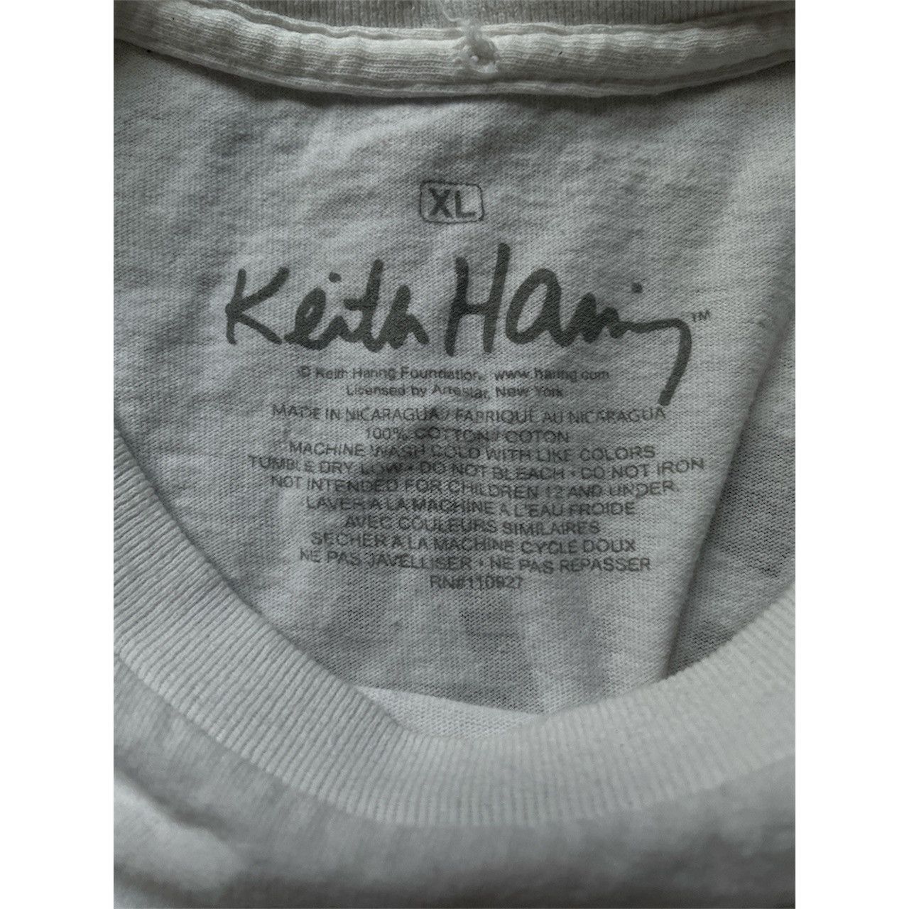 Keith Haring Keith Haring “Peace And Love” T-shirt Size US XL / EU 56 / 4 - 3 Thumbnail