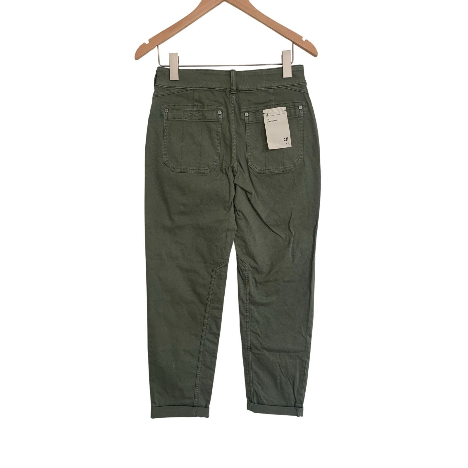 Anthropologie NWT Anthropologie Pilcro Wanderer Mid-Rise Relaxed-Leg Pants Size 25" / US 0 / IT 36 - 5 Thumbnail