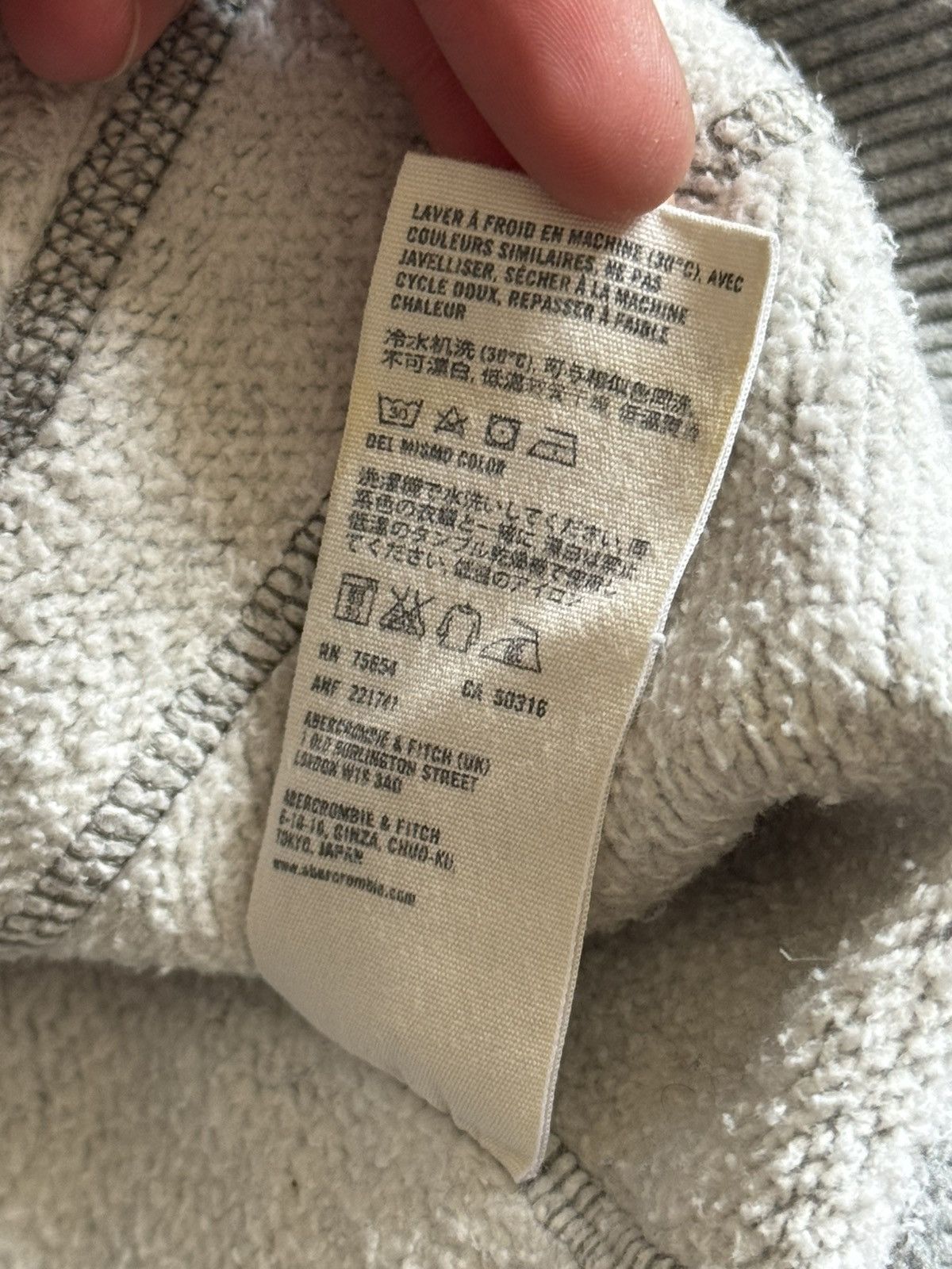 Abercrombie & Fitch Abercrombie & Fitch S big logo hoodie y2K opium sweatshirt Size US S / EU 44-46 / 1 - 13 Thumbnail