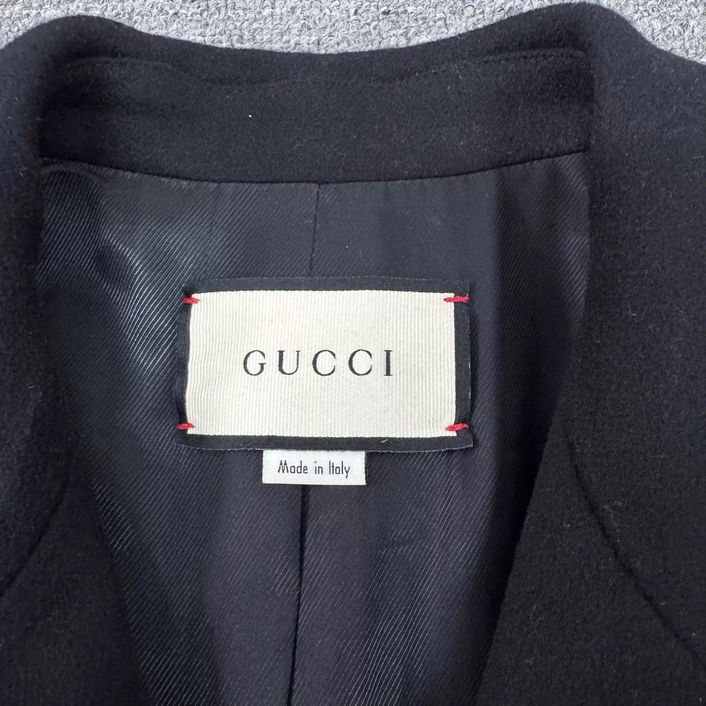 Gucci Gucci Black Horsebit Double Gold Button Coat Size XS / US 0-2 / IT 36-38 - 5 Thumbnail