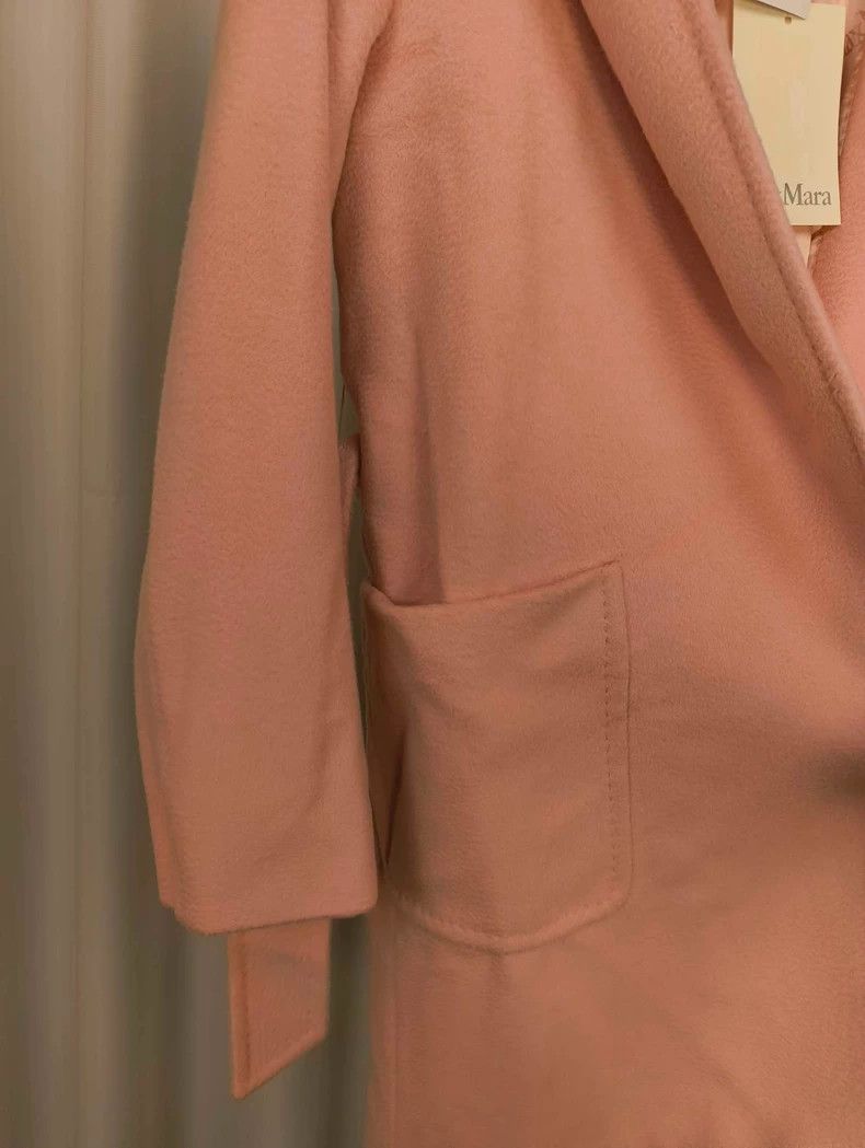 Max Mara Max Mara Rialto Pink Camel Coat Size M / US 6-8 / IT 42-44 - 6 Thumbnail