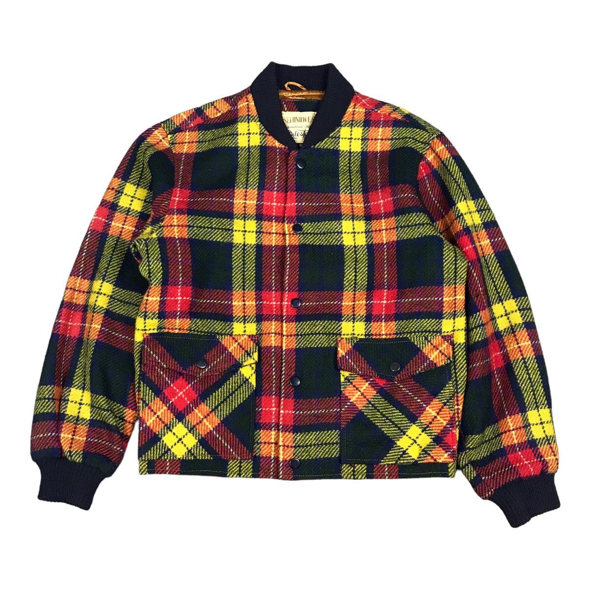 Japanese Brand × Vintage SECOND WEAR WOOL FLANNEL SNAP BUTTON JACKET Size US M / EU 48-50 / 2 - 1 Thumbnail