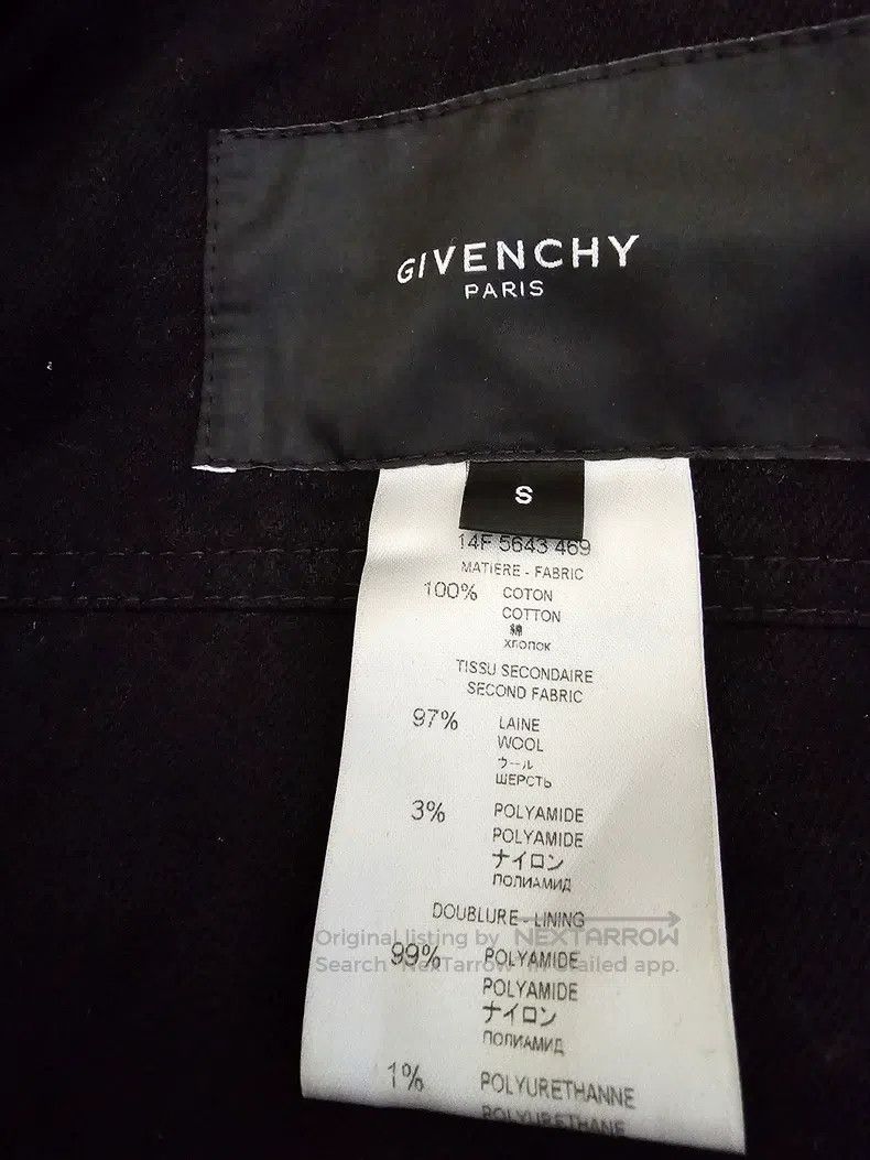 Givenchy Givenchy Denim jacket wool patched Size US S / EU 44-46 / 1 - 6 Thumbnail