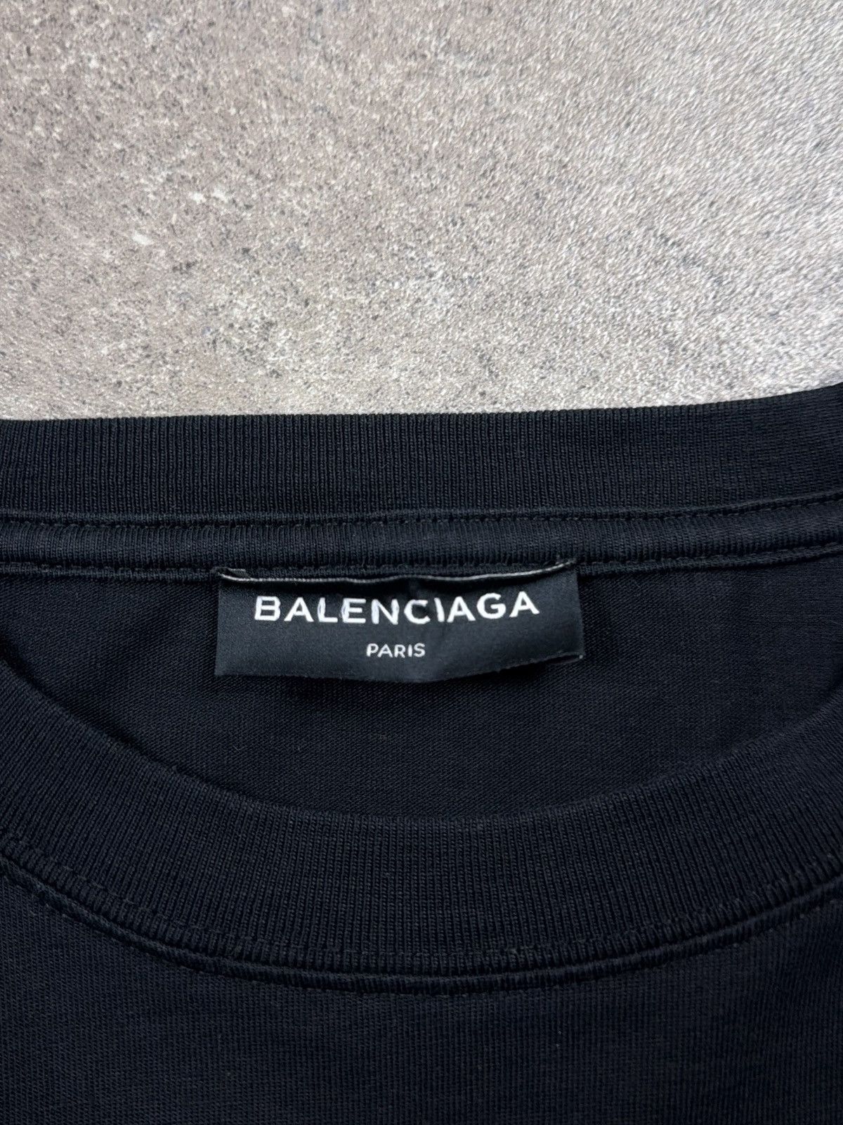 Balenciaga Balenciaga Mode Black Tee Size US M / EU 48-50 / 2 - 3 Thumbnail