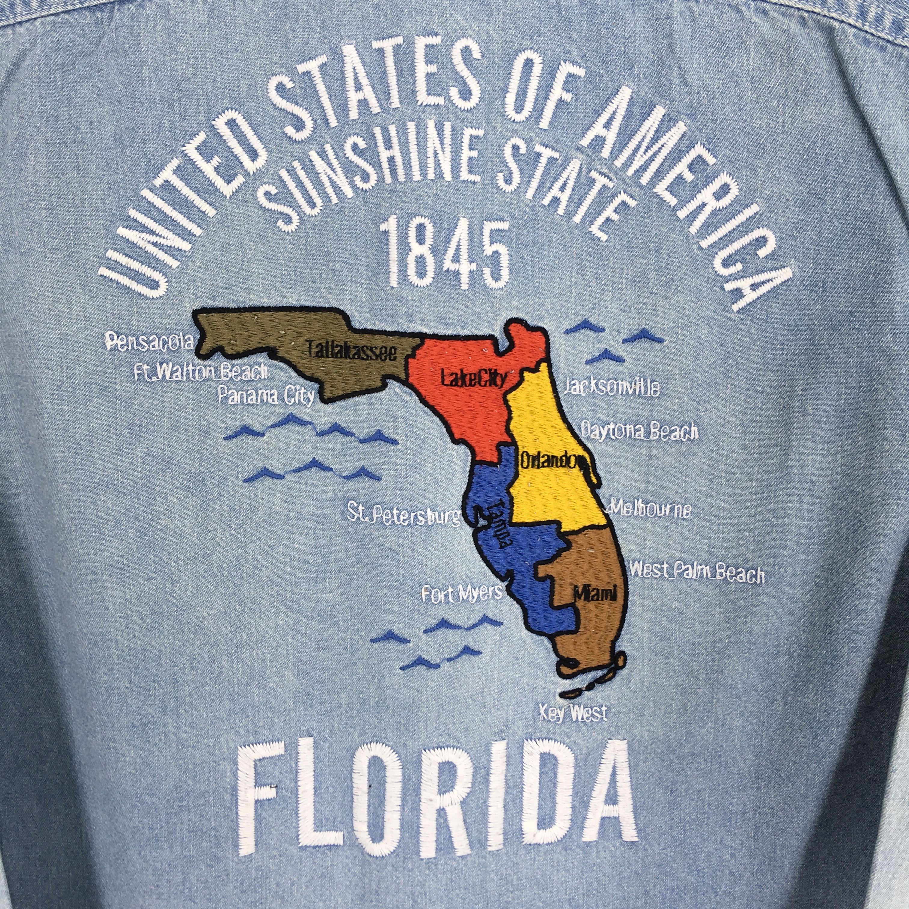 Japanese Brand Vintage Houston Union Made Stone Wash Japan Denim Shirt Size US M / EU 48-50 / 2 - 8 Thumbnail