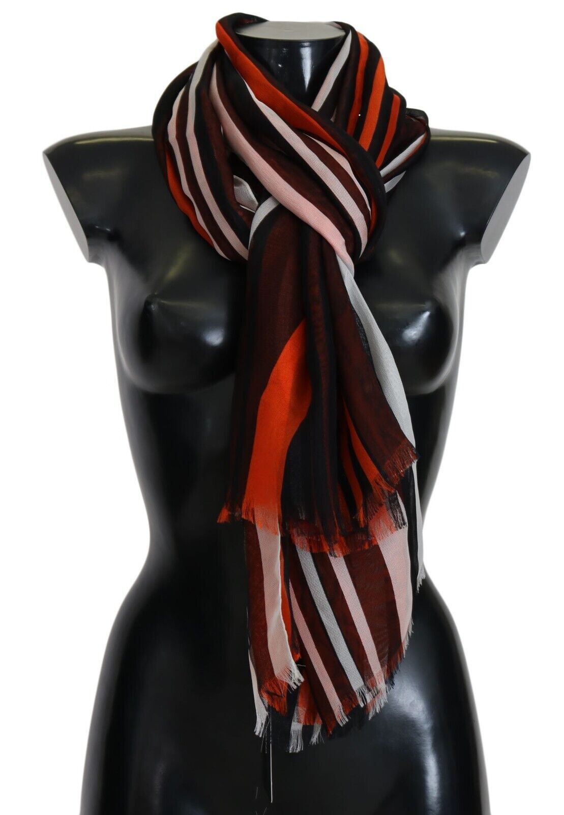 Dolce & Gabbana Elegant Multicolor Silk Fringed Men's Scarf Size ONE SIZE - 1 Thumbnail