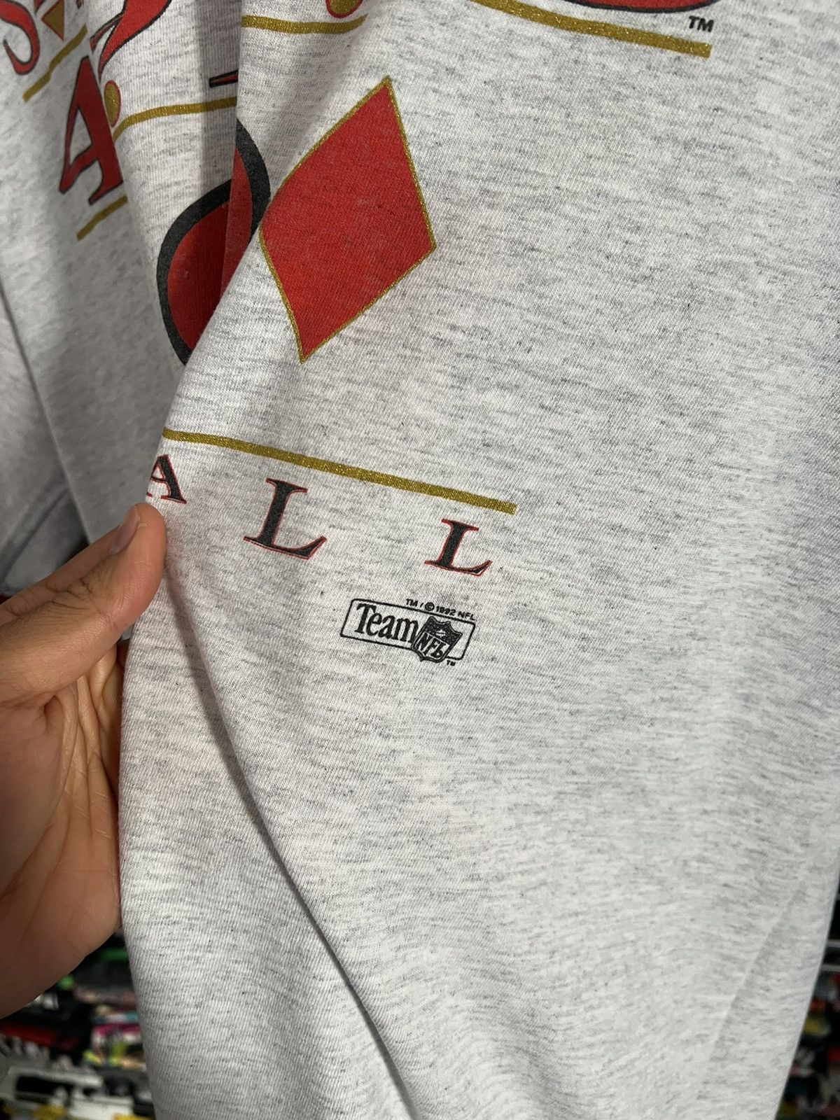 Salem Sportswear 1992 San Francisco 49ers Super Bowl Team Tee Size US XL / EU 56 / 4 - 5 Thumbnail