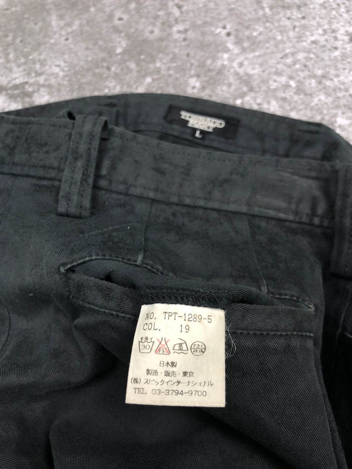 If Six Was Nine × Le Grande Bleu (L.G.B.) × Tornado Mart TORNADO MART BLACK CASUAL PANTS Size US 30 / EU 46 - 9 Thumbnail