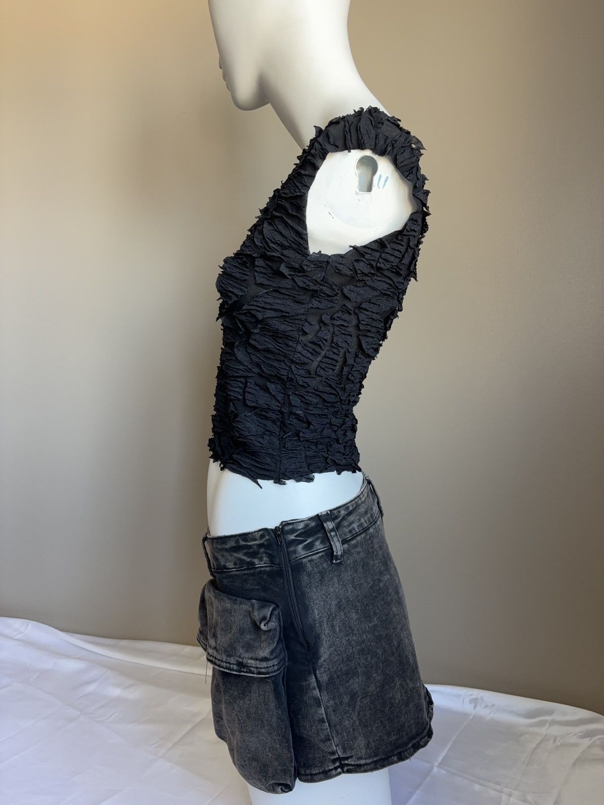 Japanese Brand × Vintage Avant garde vintage mesh tank top Size M / US 6-8 / IT 42-44 - 6 Thumbnail