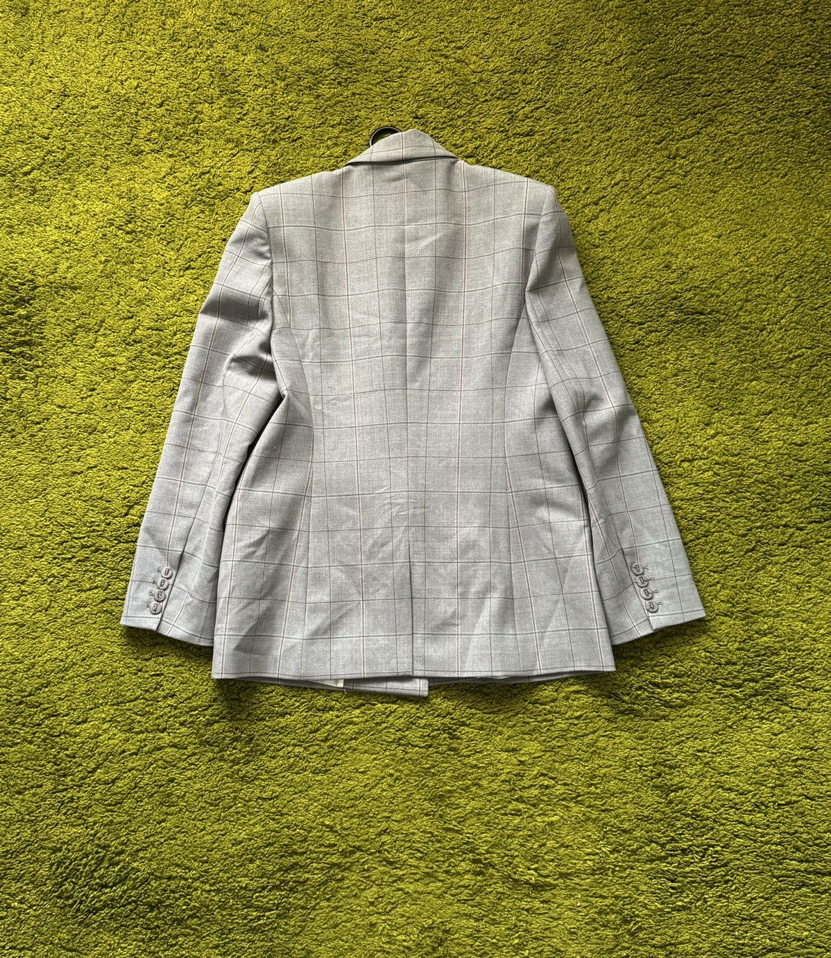 Designer × Maje Maje oldmoney style wool checkered blazer Size M / US 6-8 / IT 42-44 - 2 Thumbnail