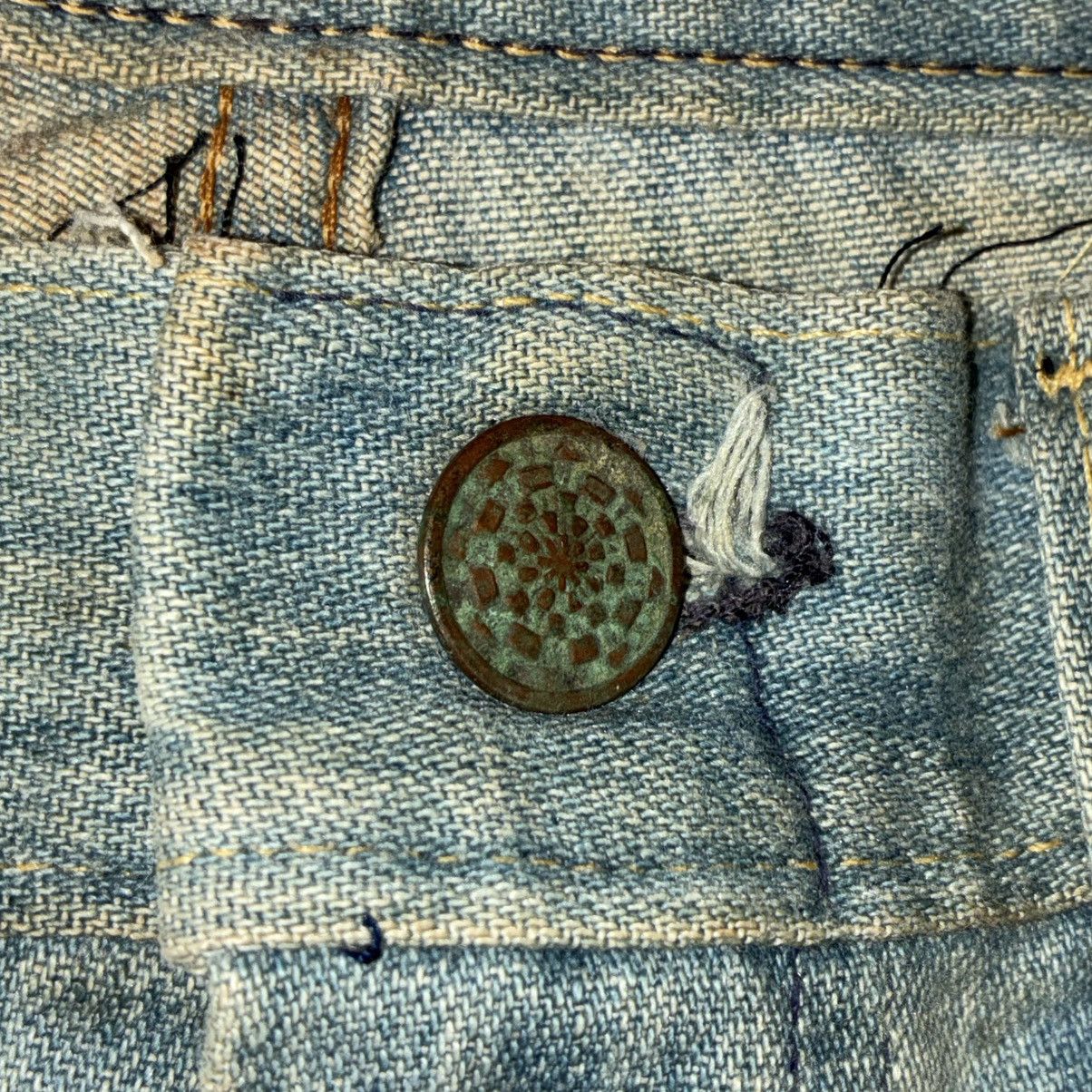 Other 60s/70s distressed faded denim jeans Size US 30 / EU 46 - 10 Thumbnail
