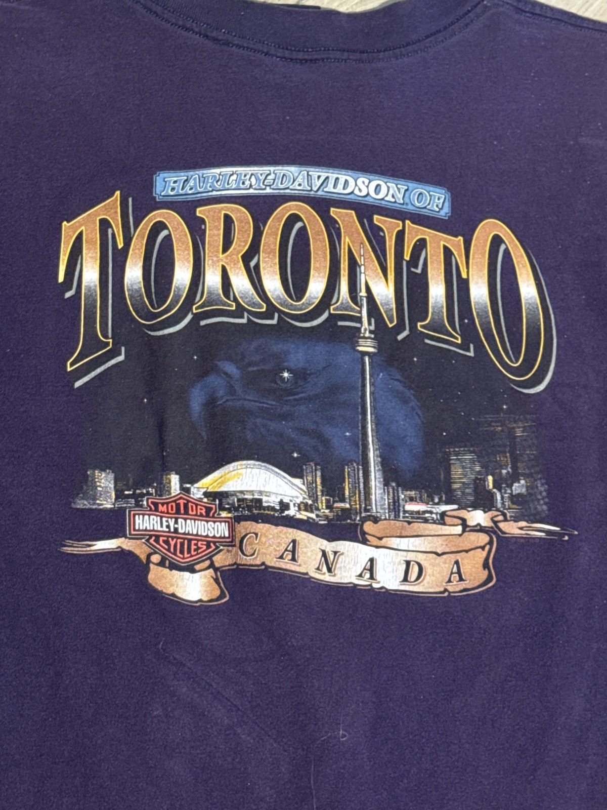 Harley Davidson Harley Davidson Toronto Canada Tee Size US XL / EU 56 / 4 - 2 Thumbnail