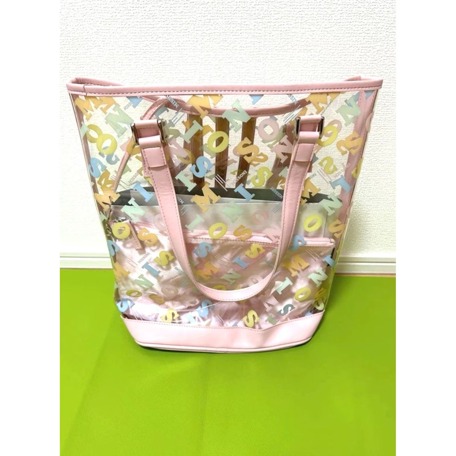 Missoni Missoni Clear Bag Skeleton Limited Edition Multicolor Pattern Style Iconic E Bag Women Medium Size ONE SIZE - 3 Thumbnail