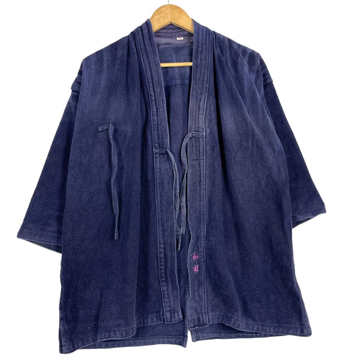 Blue Blue Japan × Japanese Brand × Kapital 💥INDIGO DYED JAPAN BLUE SHORT KIMONO Size US L / EU 52-54 / 3 - 3 Thumbnail