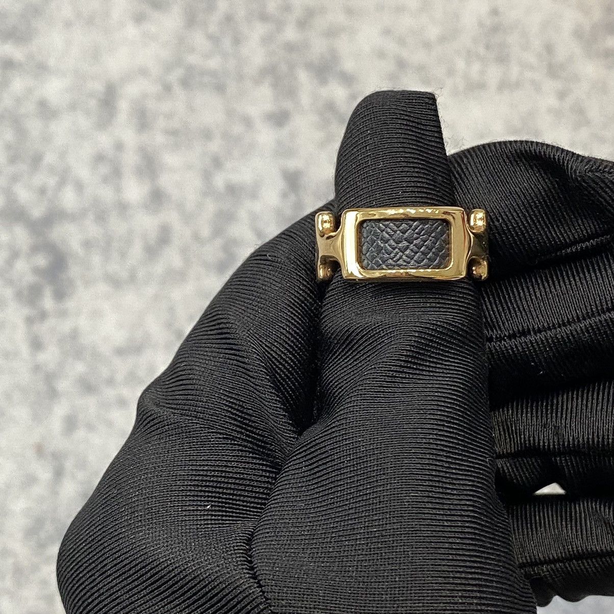 Hermes HERMES Bague PM Olympe Rings BLACK Size ONE SIZE - 4 Thumbnail