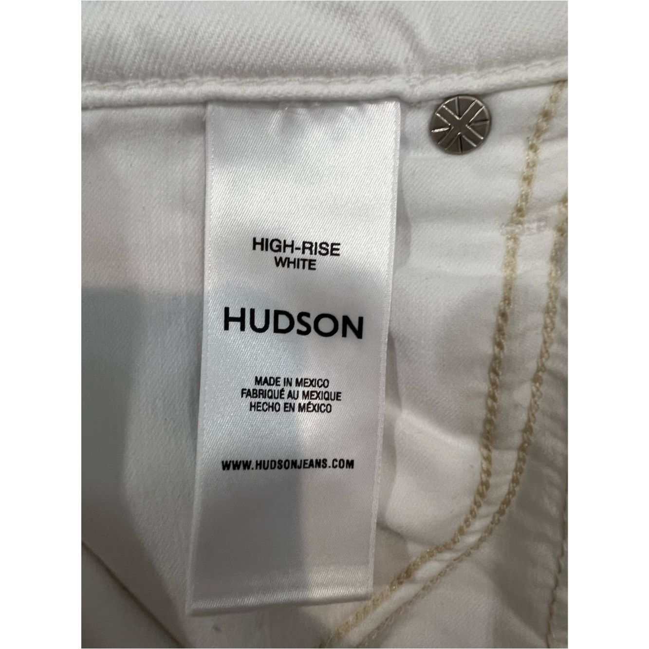 Hudson HUDSON Remi High-Rise Straight Ankle JeansNWT | White | Si Size 27" / US 4 / IT 40 - 5 Thumbnail