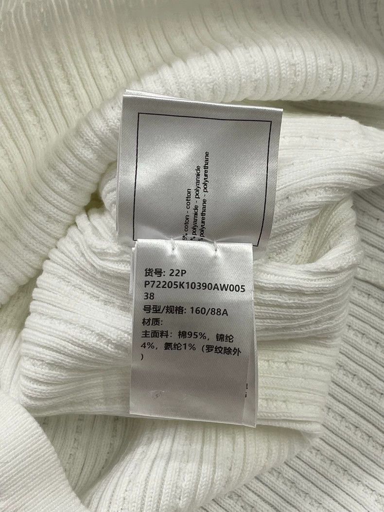 Chanel Chanel White knitted suspender vest Size XS / US 0-2 / IT 36-38 - 7 Thumbnail