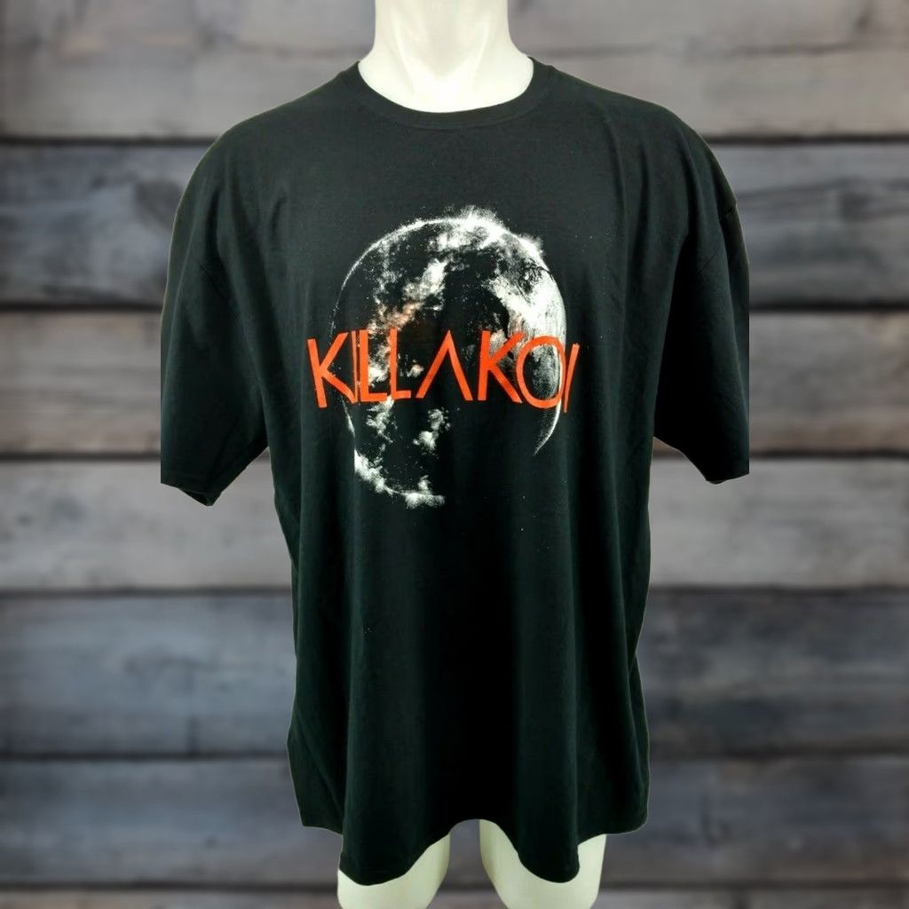 Anvil Killakoi Band Shirt Men Black 2XL T-Shirt Short Sleeve Cotton RegFit Regular Size 2XL Band Shirt Mens Black 2XL Size US XXL / EU 58 / 5 - 1 Thumbnail