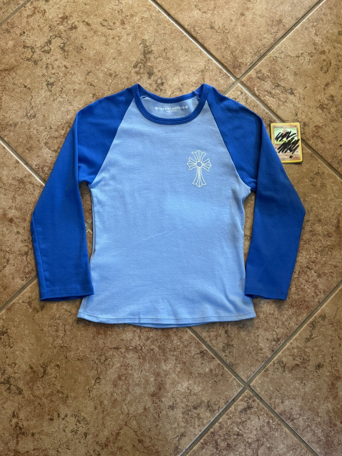 Chrome Hearts Chrome Hearts Women's Baby Blue Baseball Tee