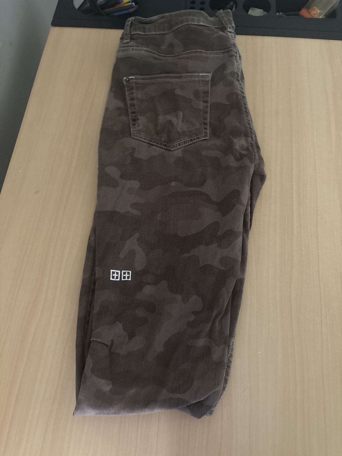 Ksubi Kubi Camo Slim Staight Jeans Size US 29 - 3 Thumbnail