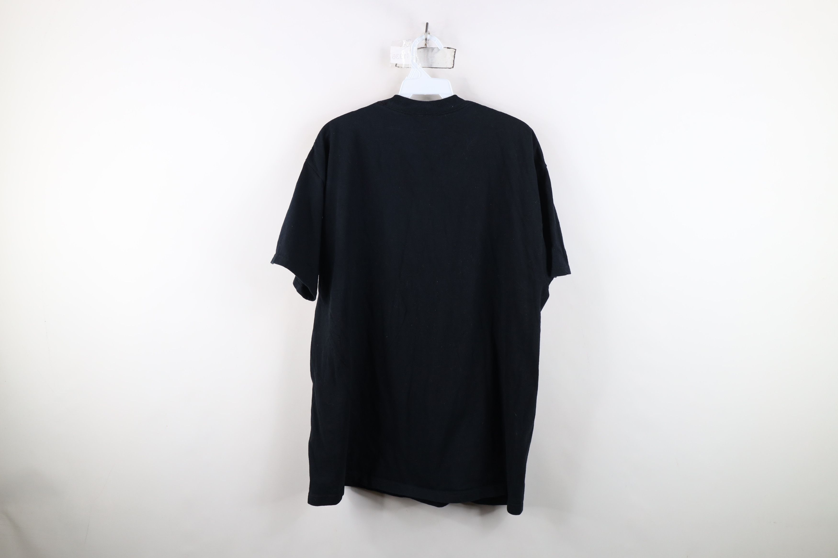 Vintage Vintage 90s Y2K Streetwear Blank Pocket T-Shirt Black Cotton Size US XL / EU 56 / 4 - 10 Thumbnail