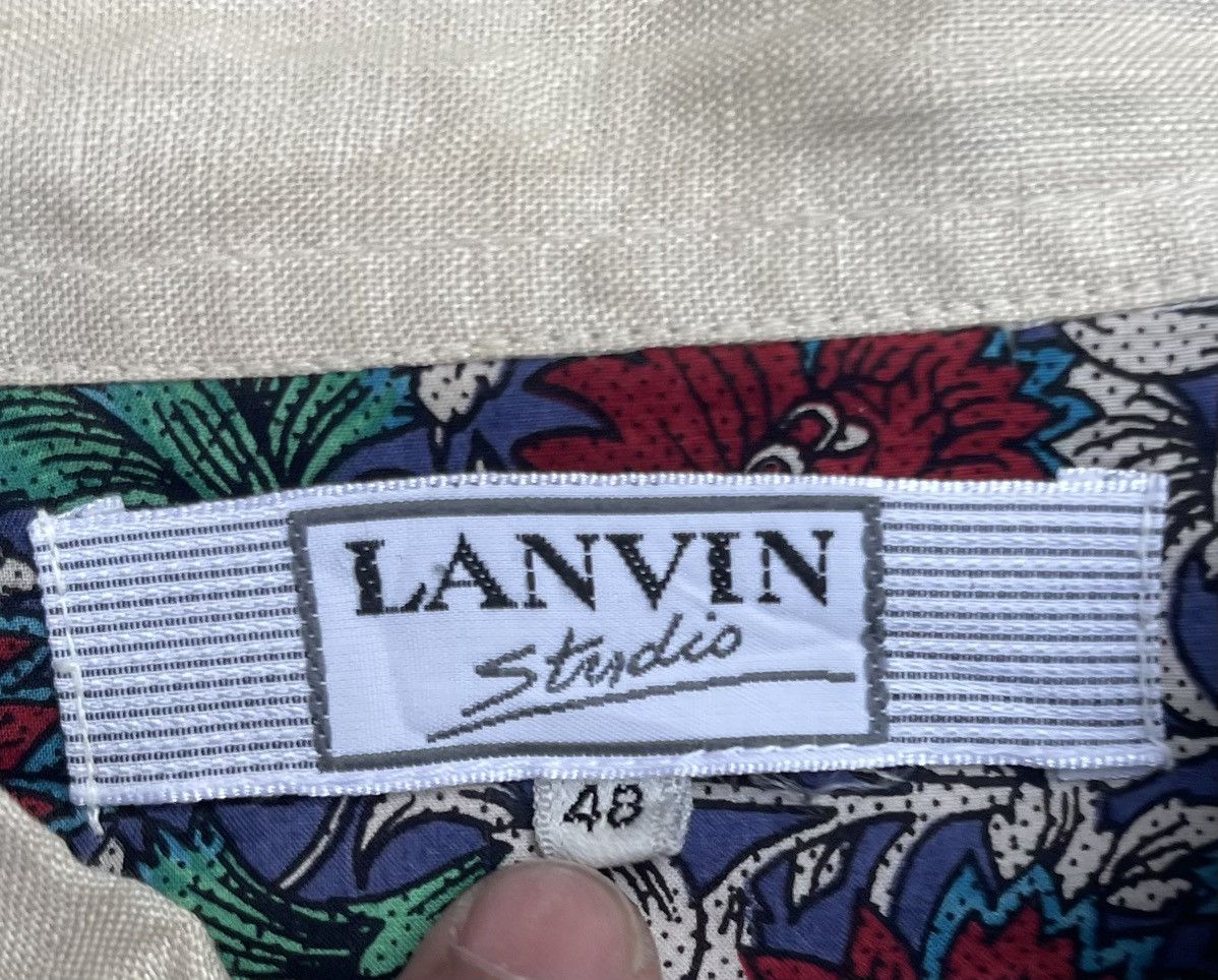 Lanvin Vintage Lanvin Jacket Embroidered Logo & Pattern Pockets Size US M / EU 48-50 / 2 - 3 Thumbnail