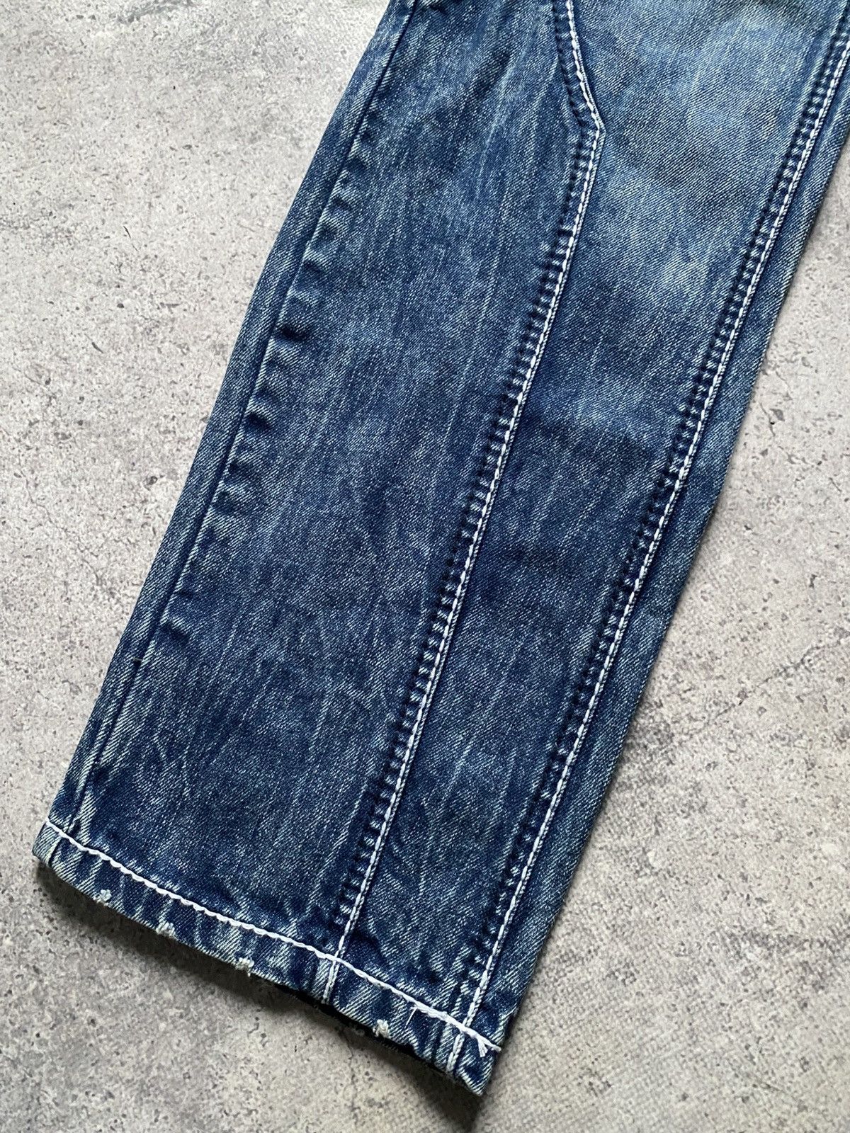 Japanese Brand Vintage Rainbow Denim Jeans Pants True Religion Style Y2K Size US 38 / EU 54 - 10 Thumbnail