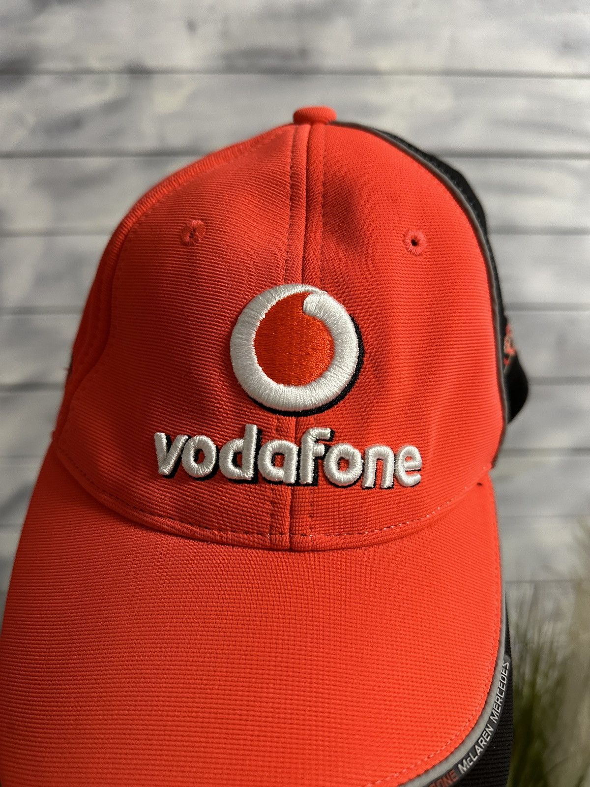 Mercedes-Benz Rare Cap Racing McLaren Mercedes Vodafone Jenson Size ONE SIZE - 4 Thumbnail