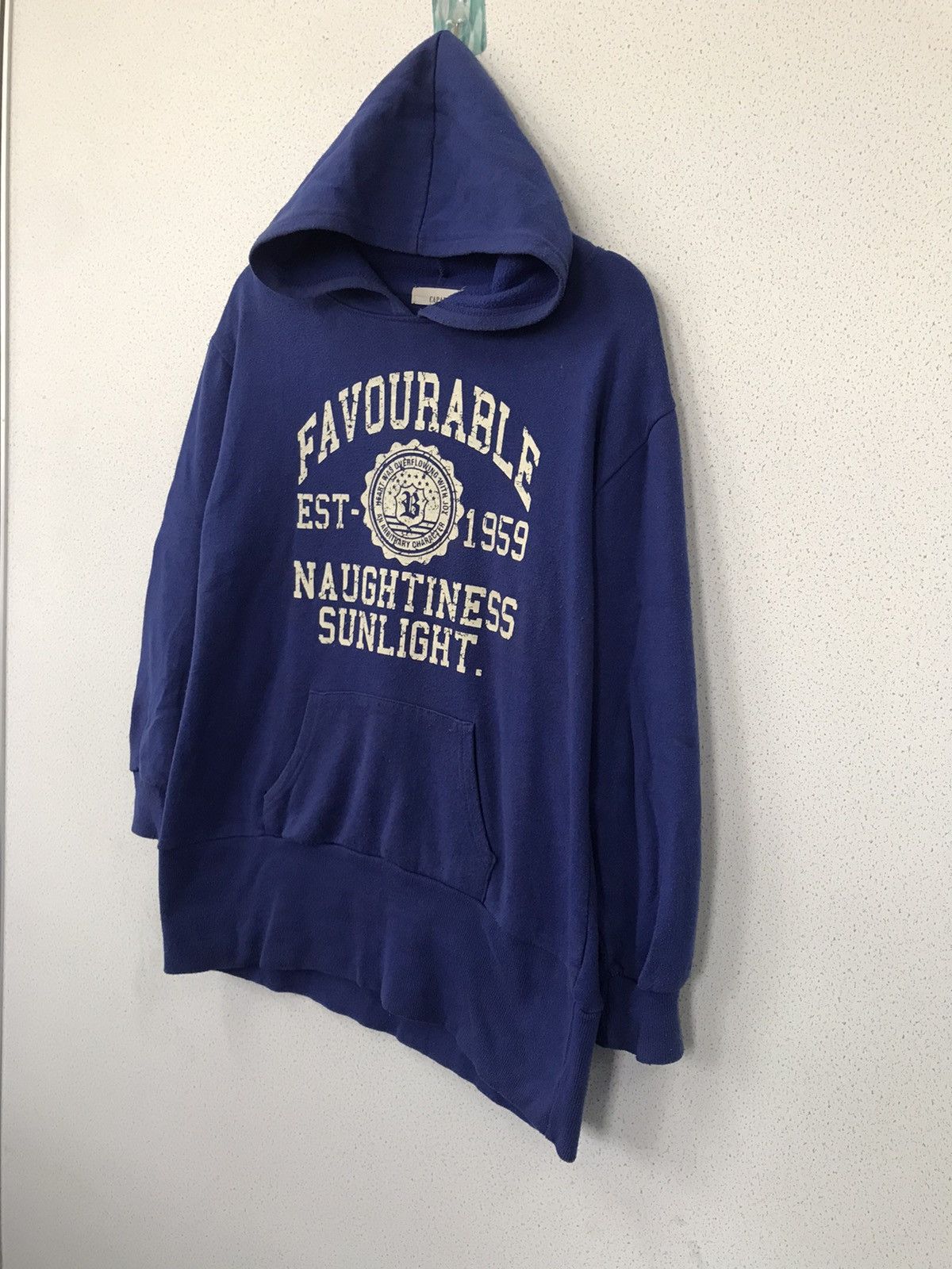 Japanese Brand Capalanca Favourble Blue Hoodie Size US M / EU 48-50 / 2 - 3 Thumbnail