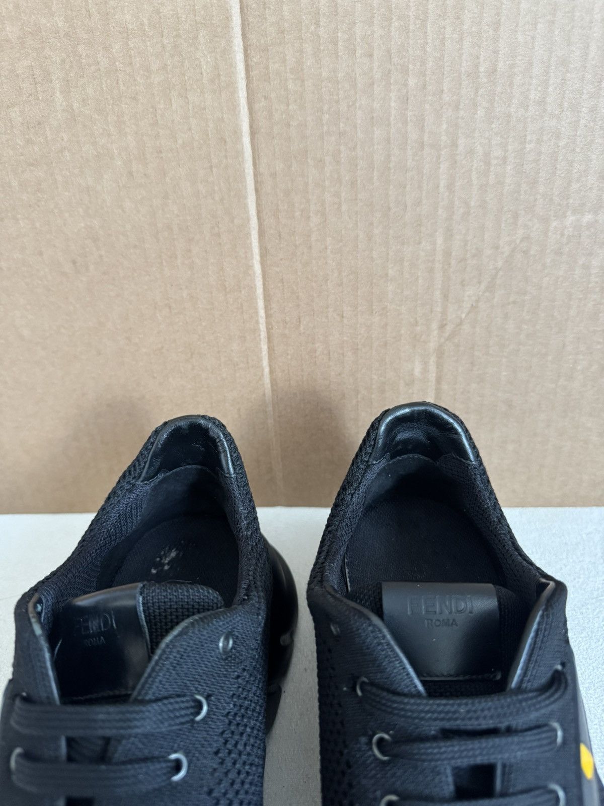 Fendi Fendi Black Bug Eyes Knit Sneakers Size US 9 / EU 42 - 18 Thumbnail
