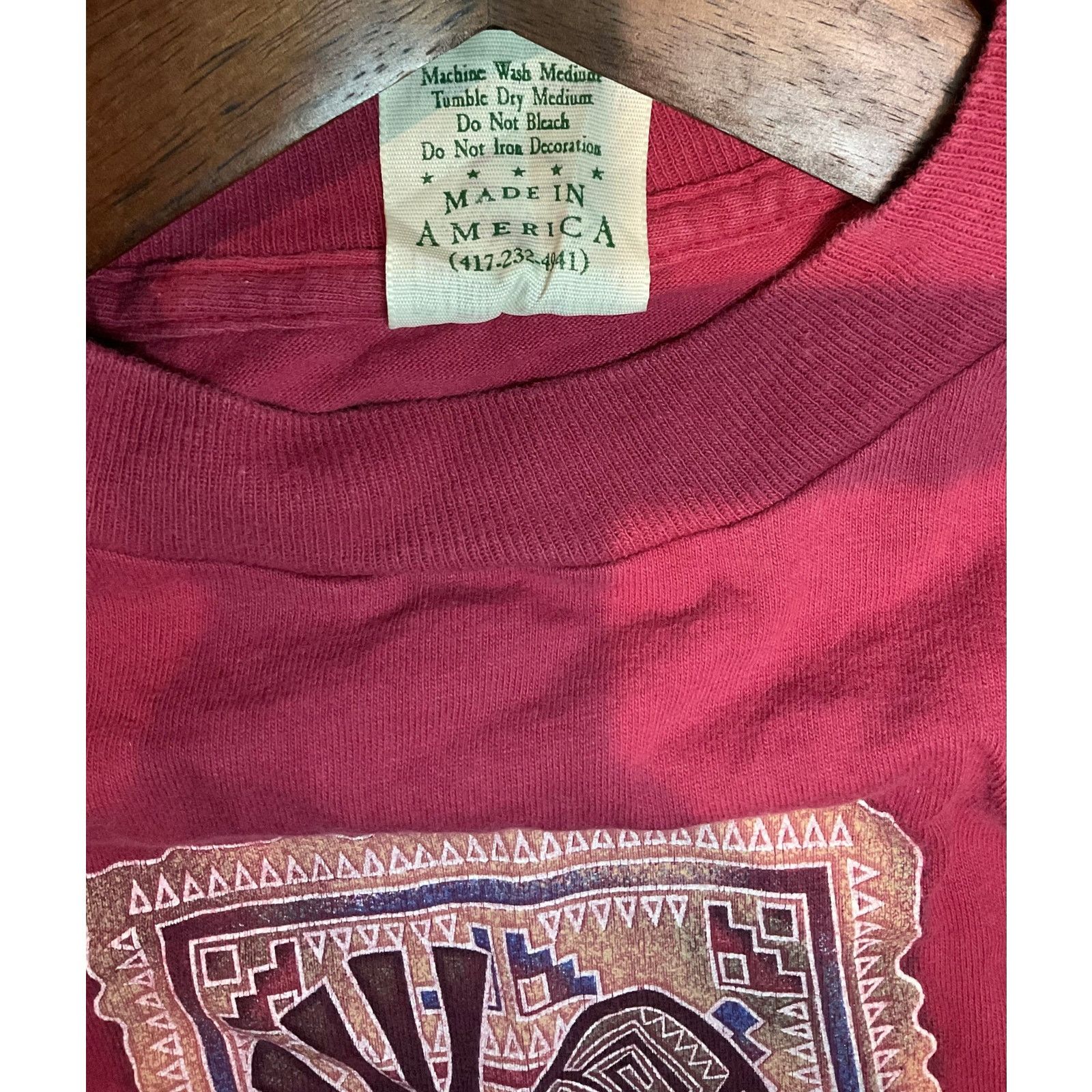 Other 🟥 Vintage Canyon Tribal Tee – Prairie Mountain USA (L) Size US L / EU 52-54 / 3 - 4 Thumbnail