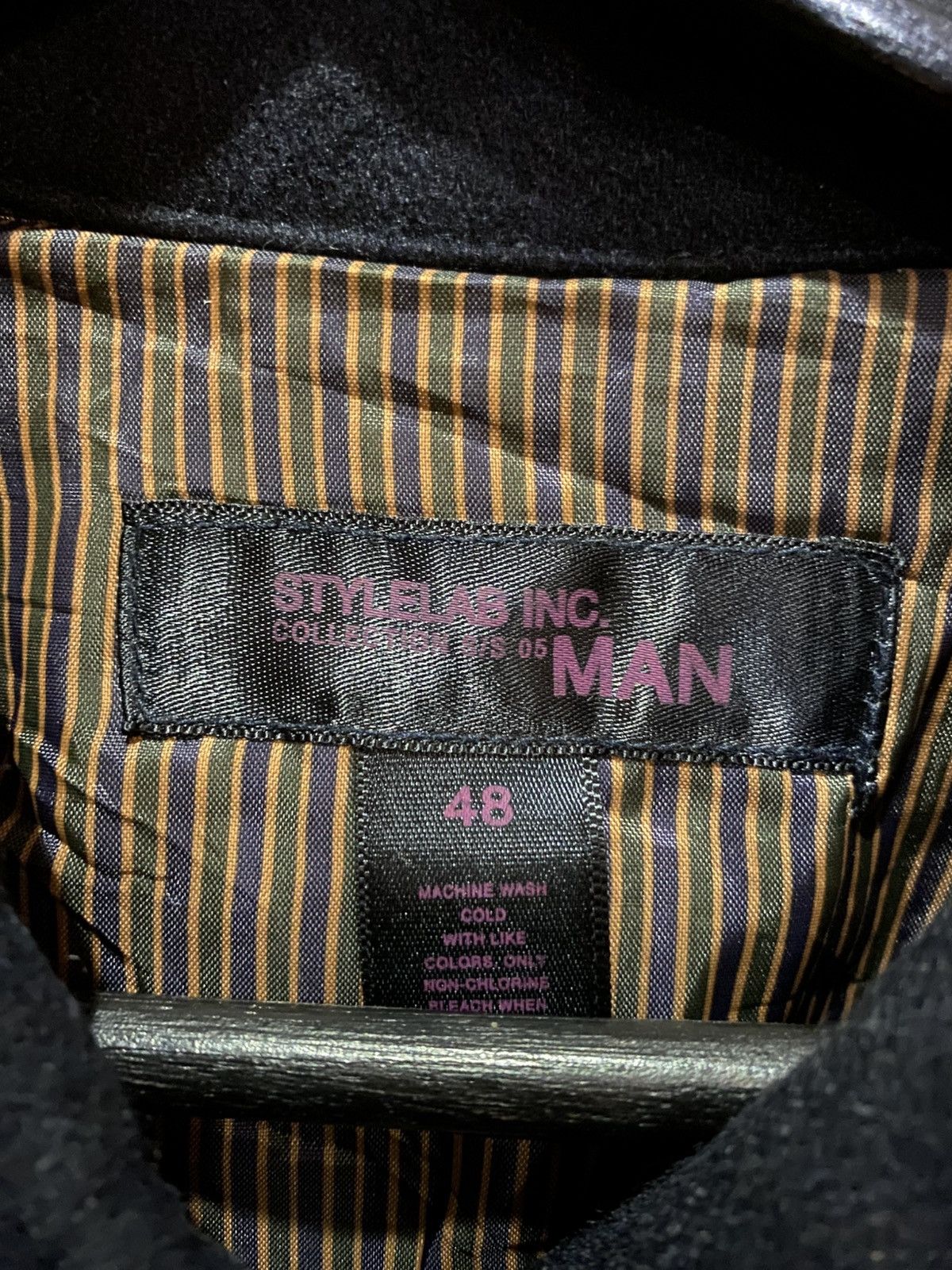 Style & Co Rare Y2K Stylelab Inc Korea Black Wool Military Embroidered Size US M / EU 48-50 / 2 - 10 Thumbnail